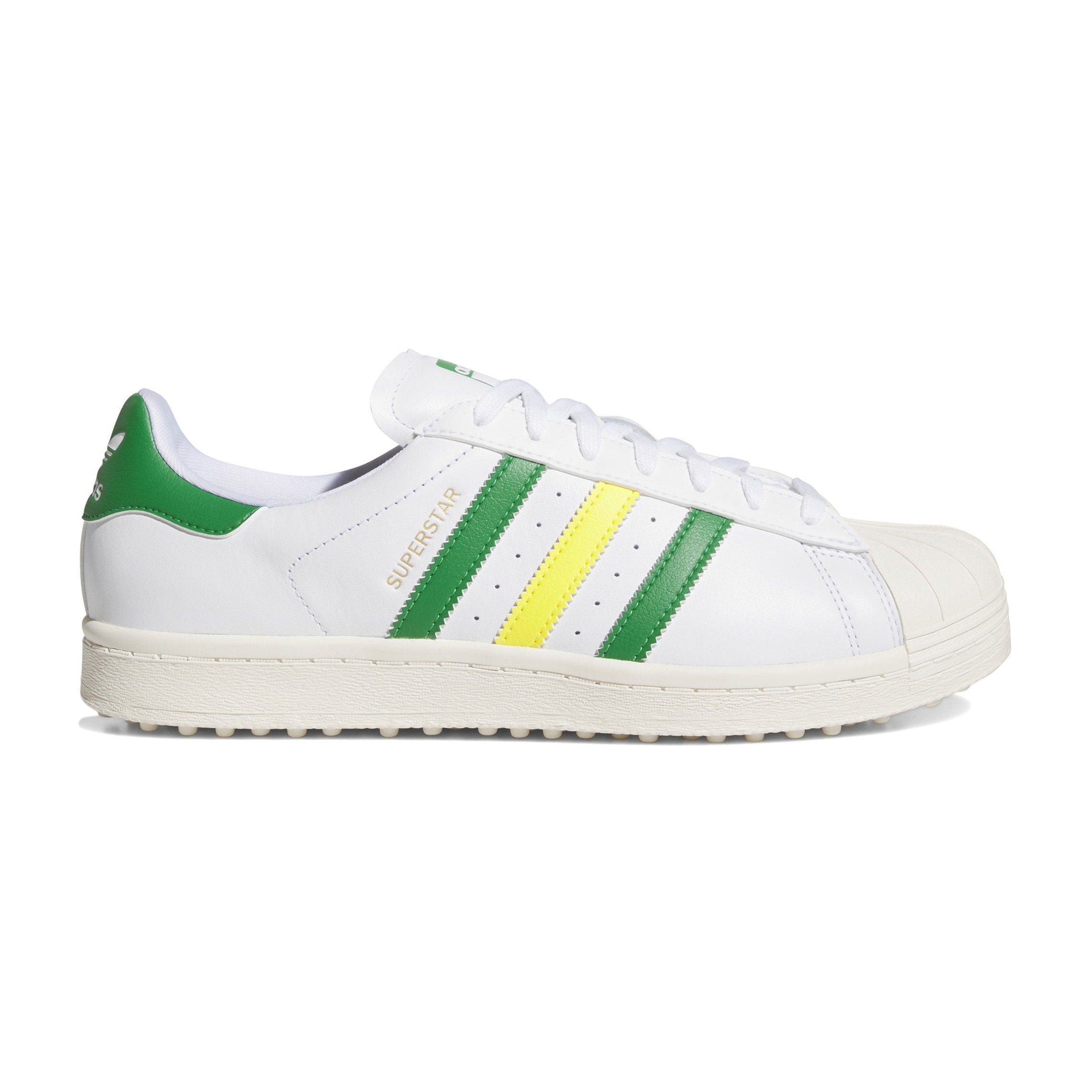 adidas Originals Superstar SL Golf Shoes White/Green/Yellow