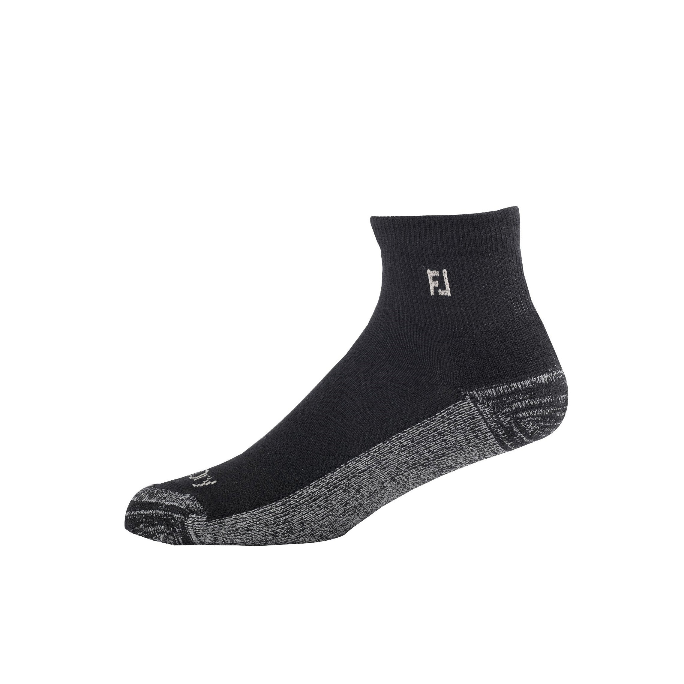 FootJoy ProDry Quarter Golf Socks 17030 Black Function18
