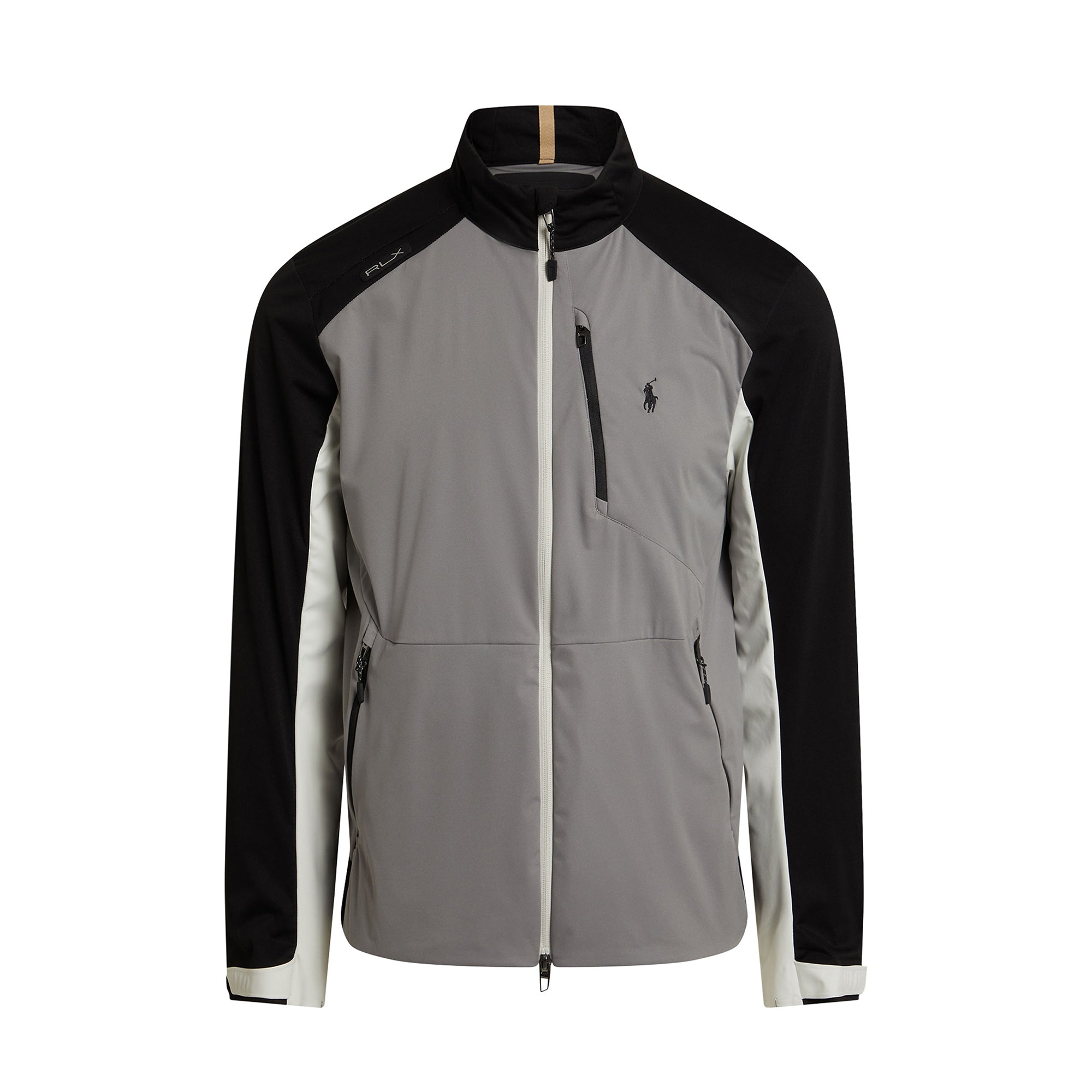 RLX Ralph Lauren Colour Block Packable Jacket - Perfect Grey Multi