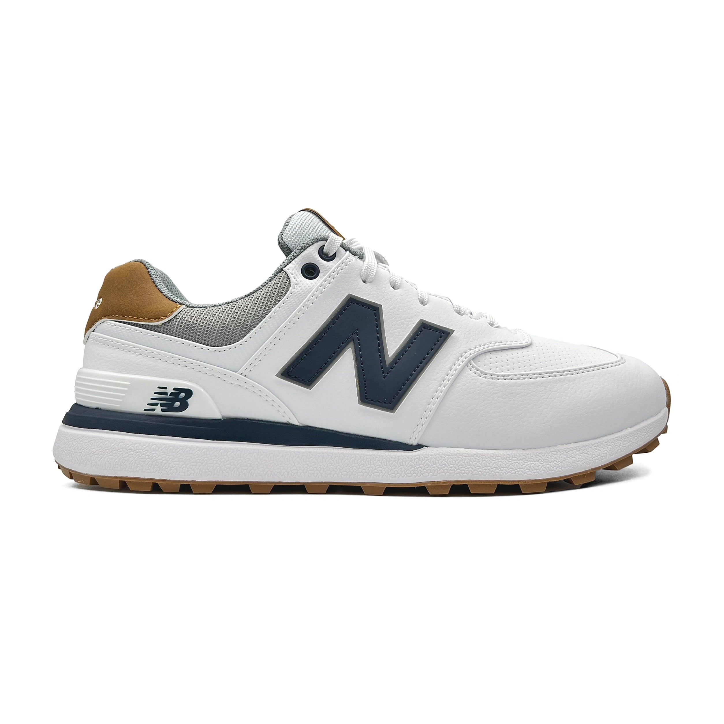 New Balance 574 Greens v2 Golf Shoes MG574 White Navy Function18 Restrictedgs