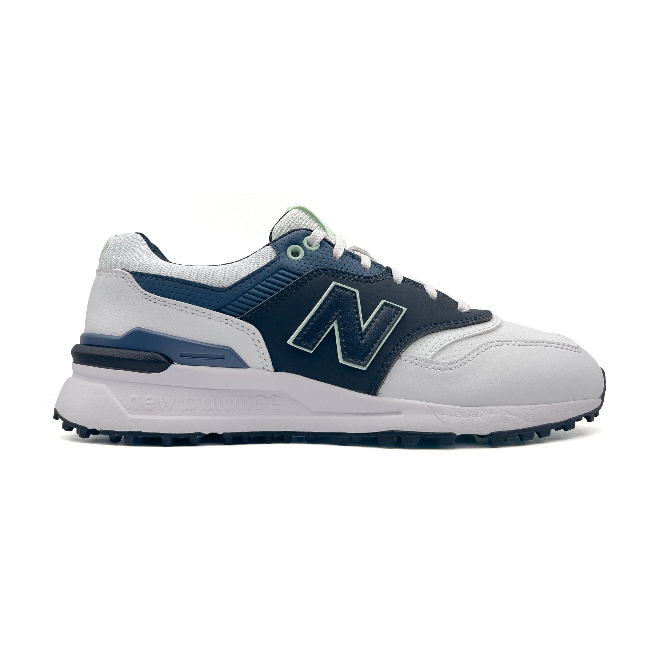 New Balance 997 SL Golf Shoes White/Navy NGB997SWN Function18