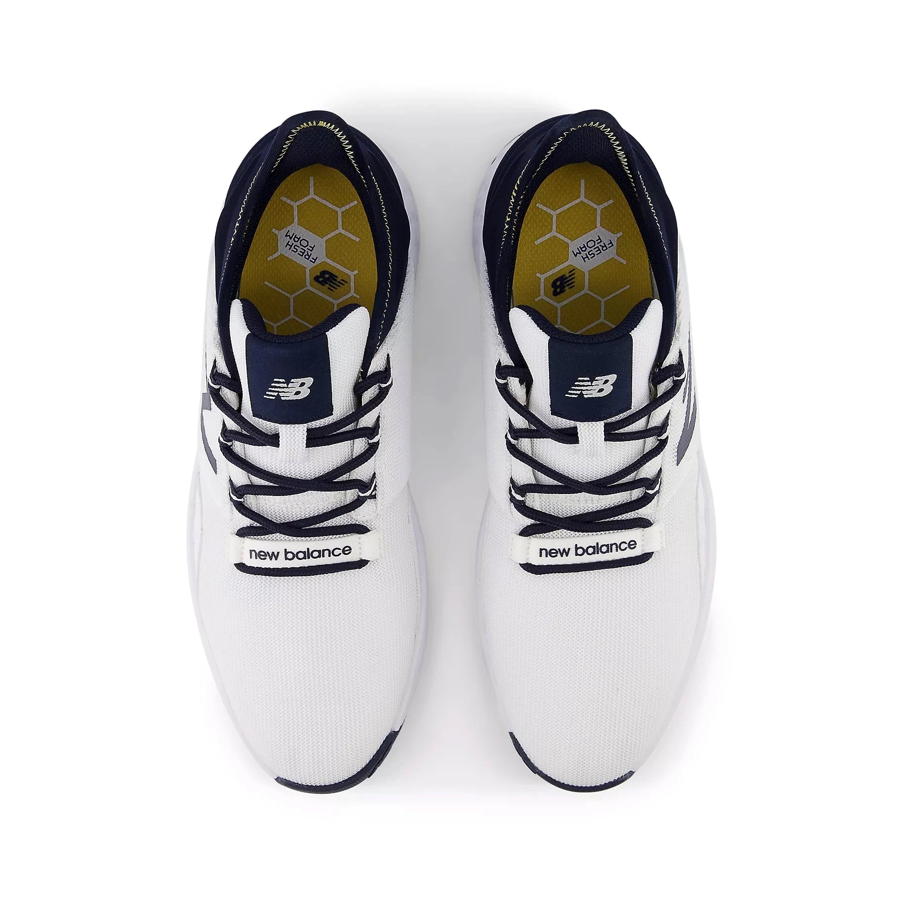 New Balance Fresh Foam ROAV Golf Shoes MG400 White Navy Function18