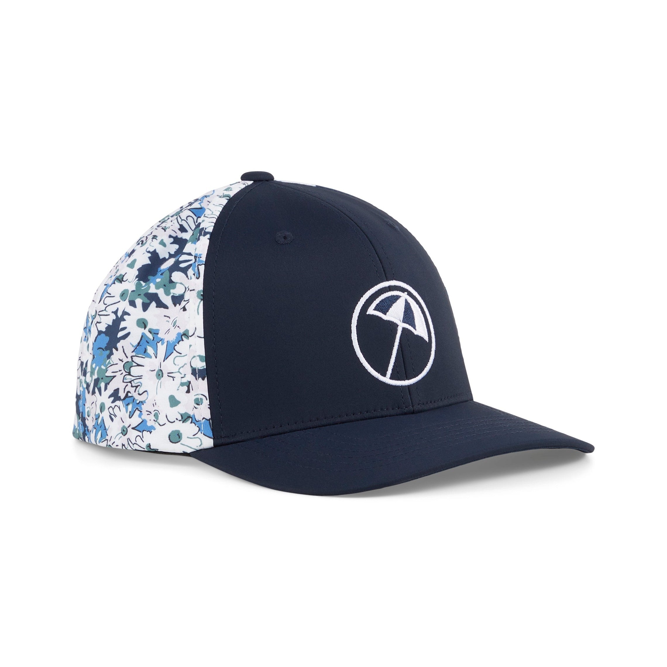 Puma Golf X Arnold Palmer Tech Floral Snapback Cap 025426 Navy Blazer 01 Function18