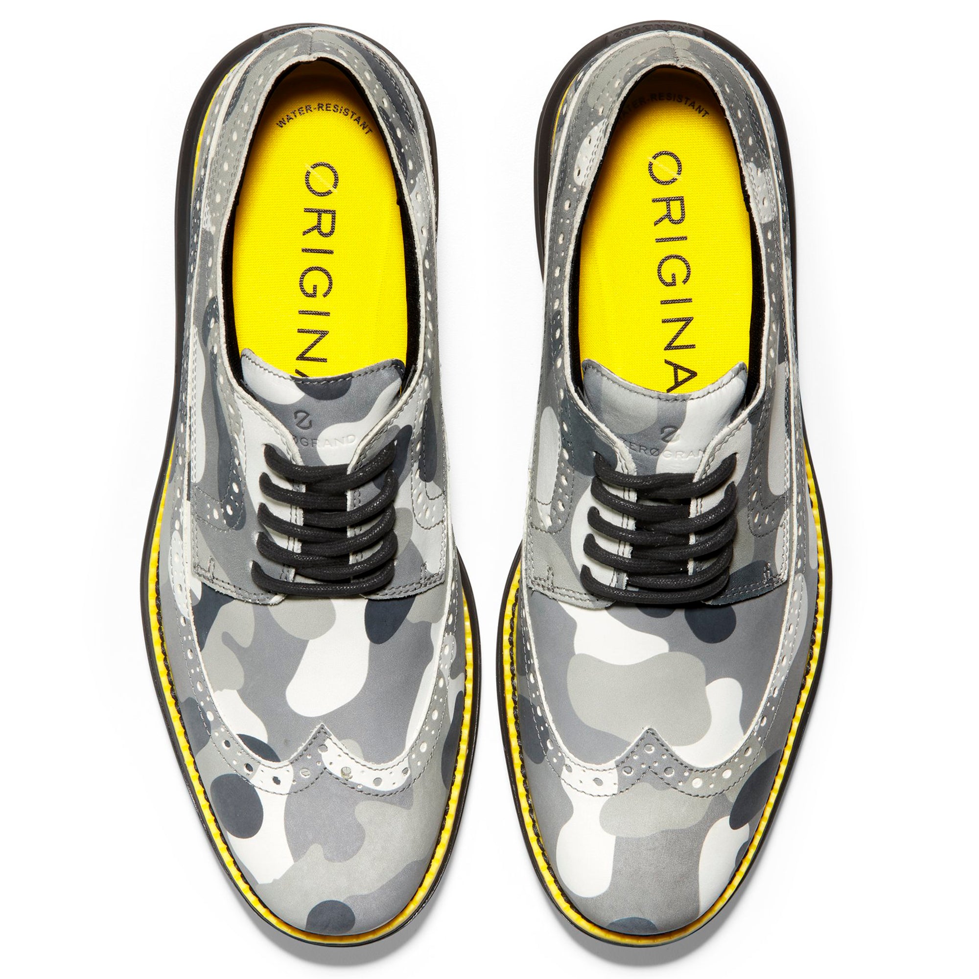 Cole Haan OriginalGrand Wing Ox Golf Shoes C34388 Grey Camo