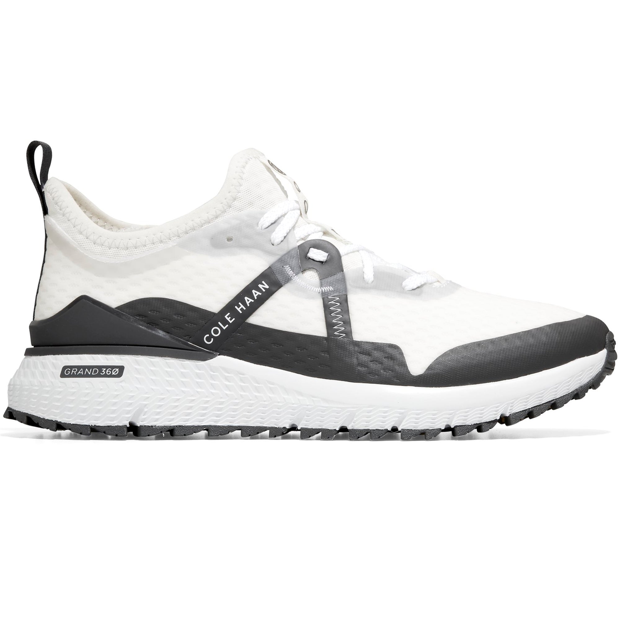 Cole Haan Zero Grand Overtake Golf Shoes C35805 White Grey Pinstripe  Microchip Function18 Restrictedgs