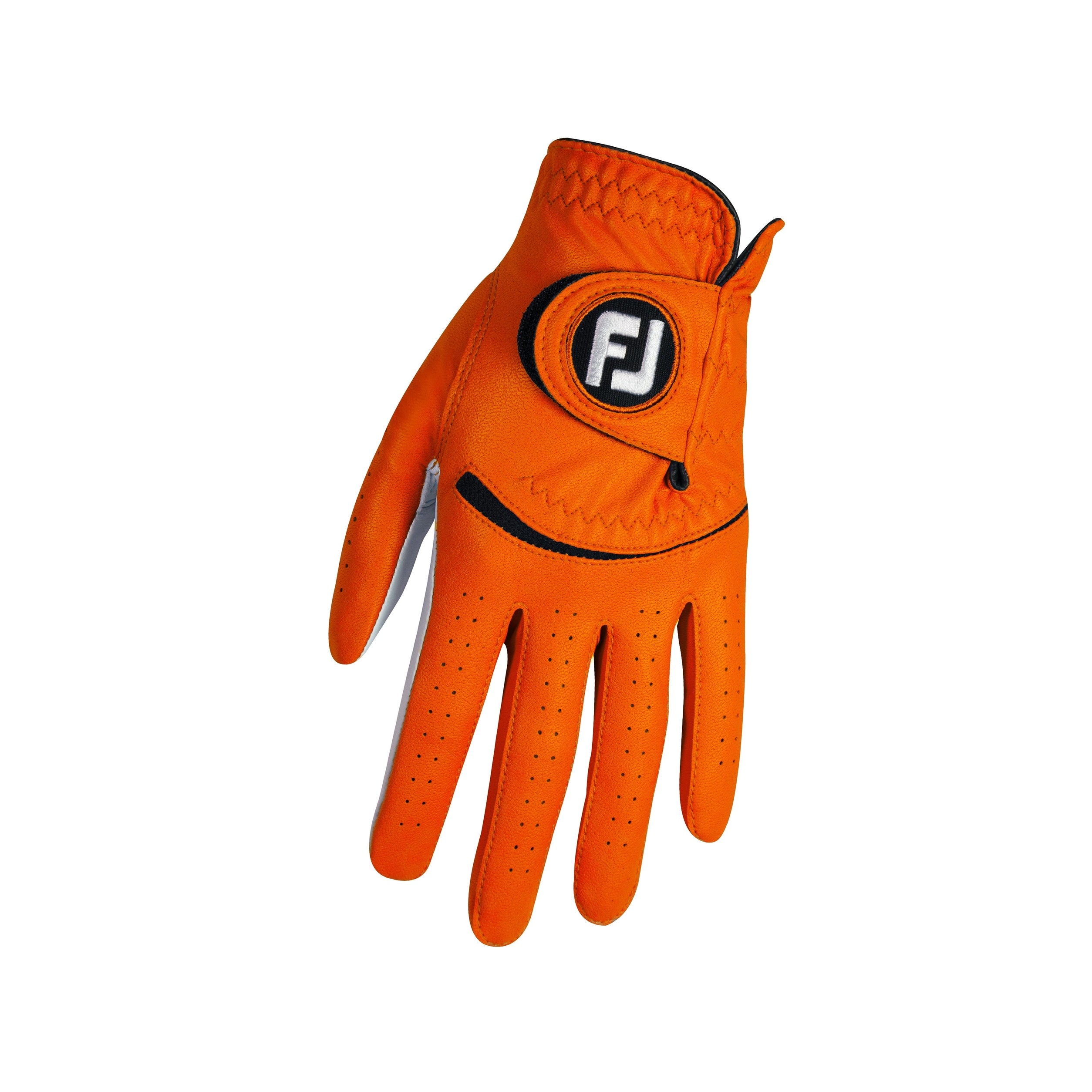Orange golf glove top