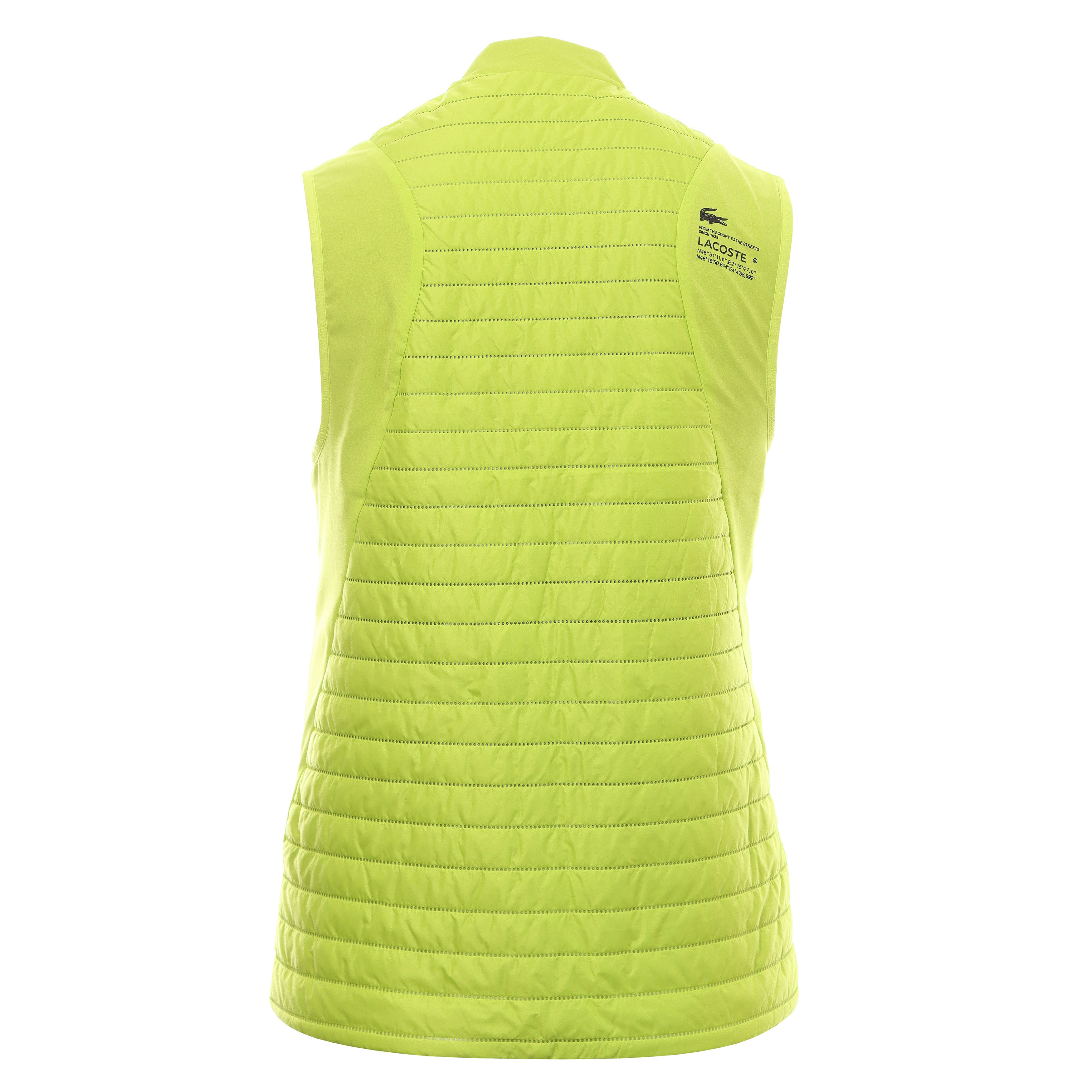 Lacoste Lightweight Reversible Padded Vest Yellow/Black G65