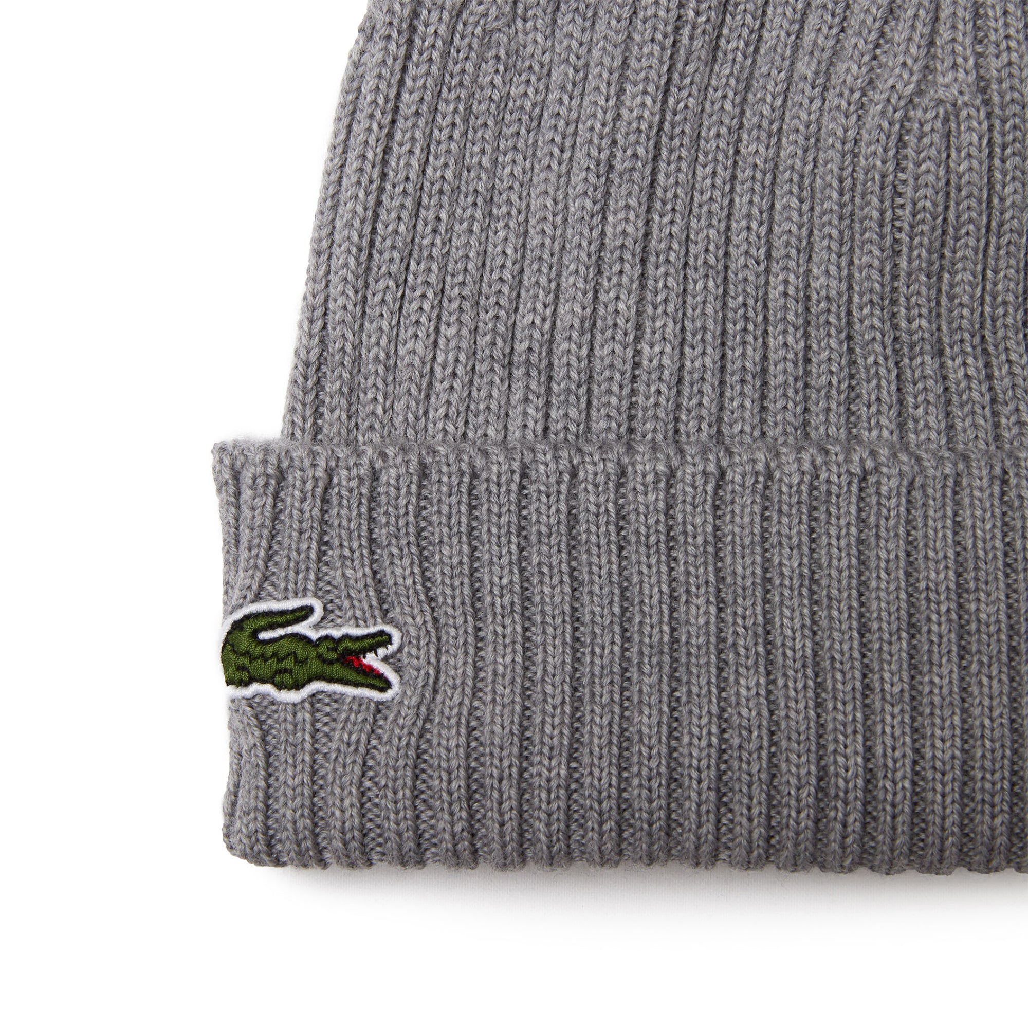Palads jogger landing Lacoste Ribbed Wool Beanie Hat RB0001 Grey Chine YRD | Function18