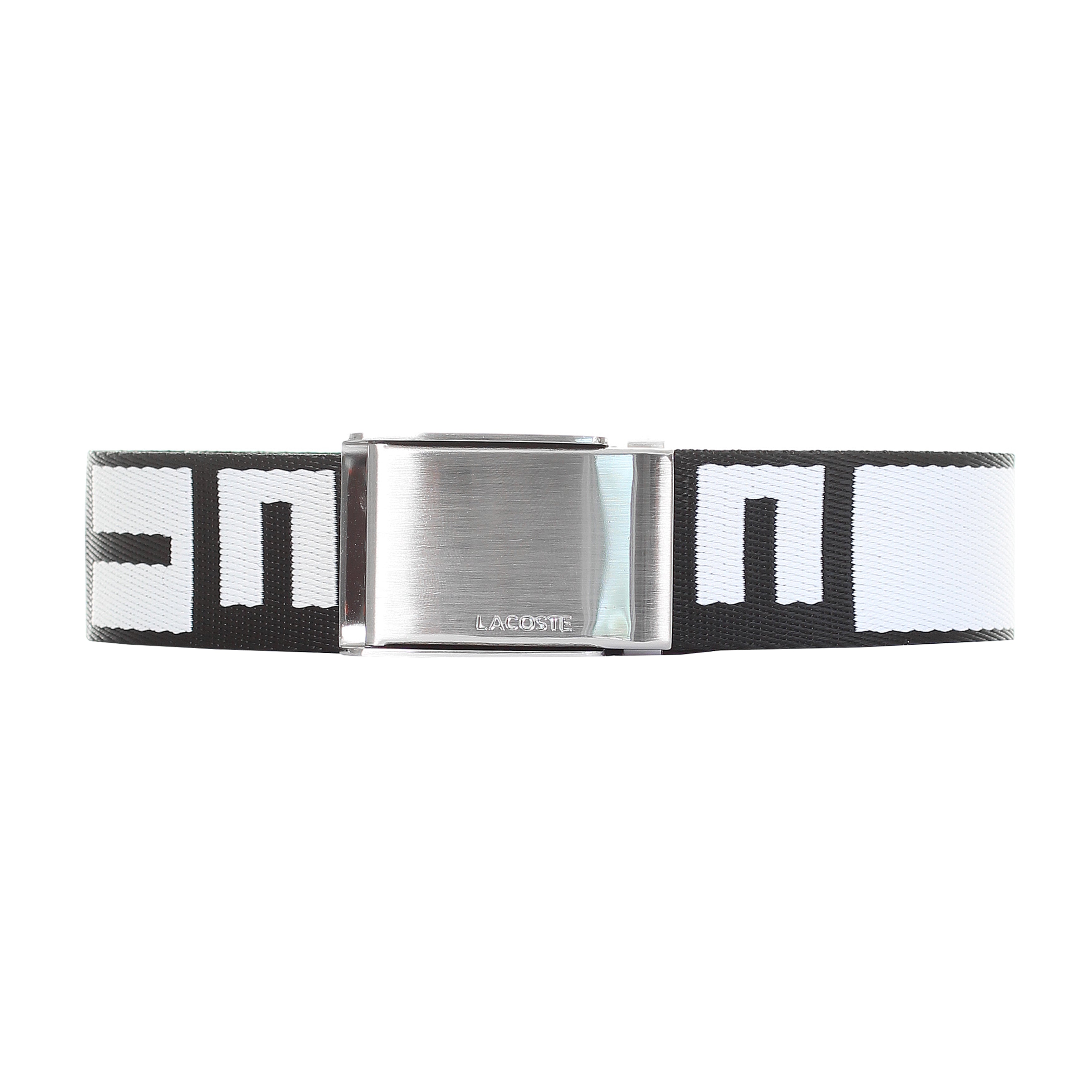 lacoste white belt