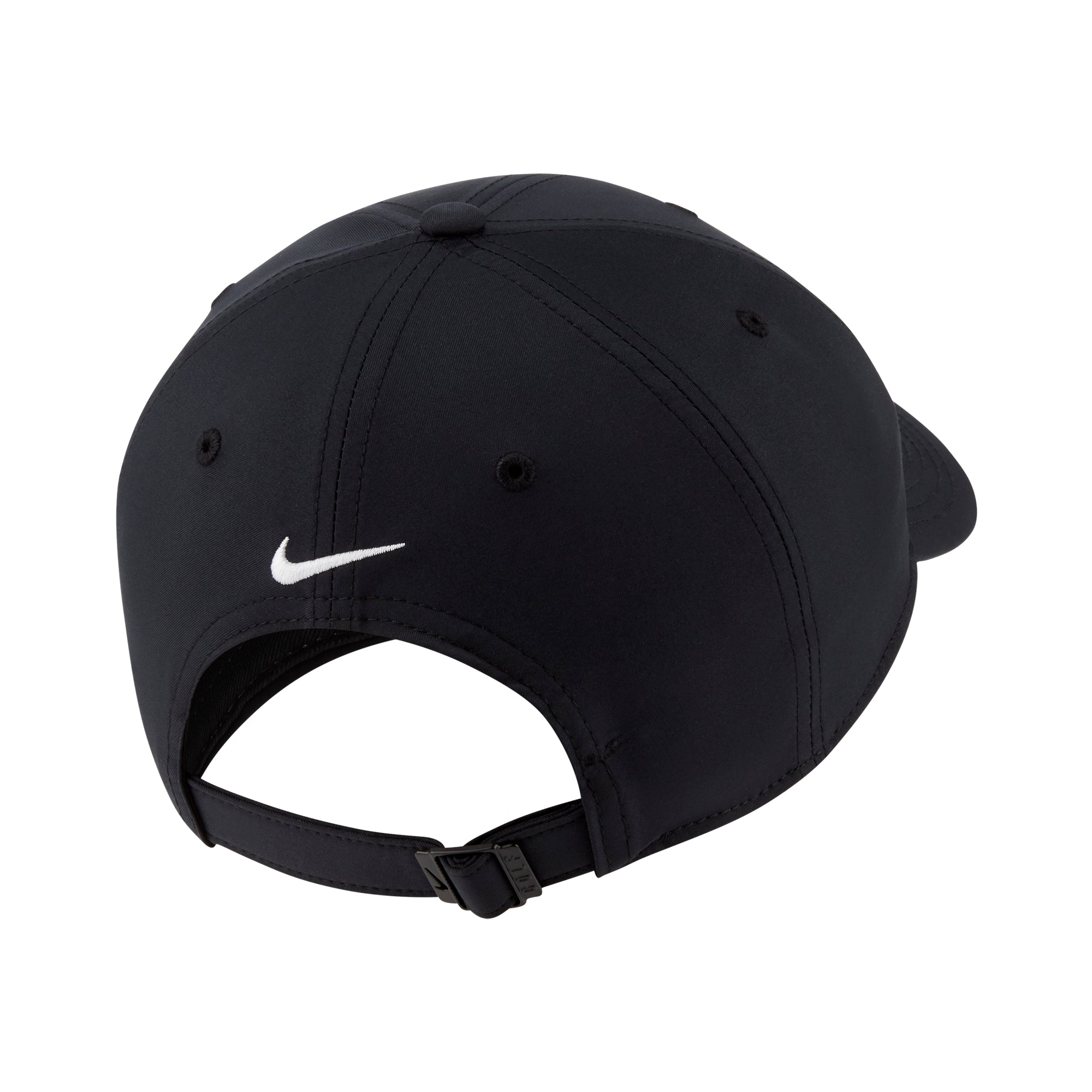 black nike fitted golf hat