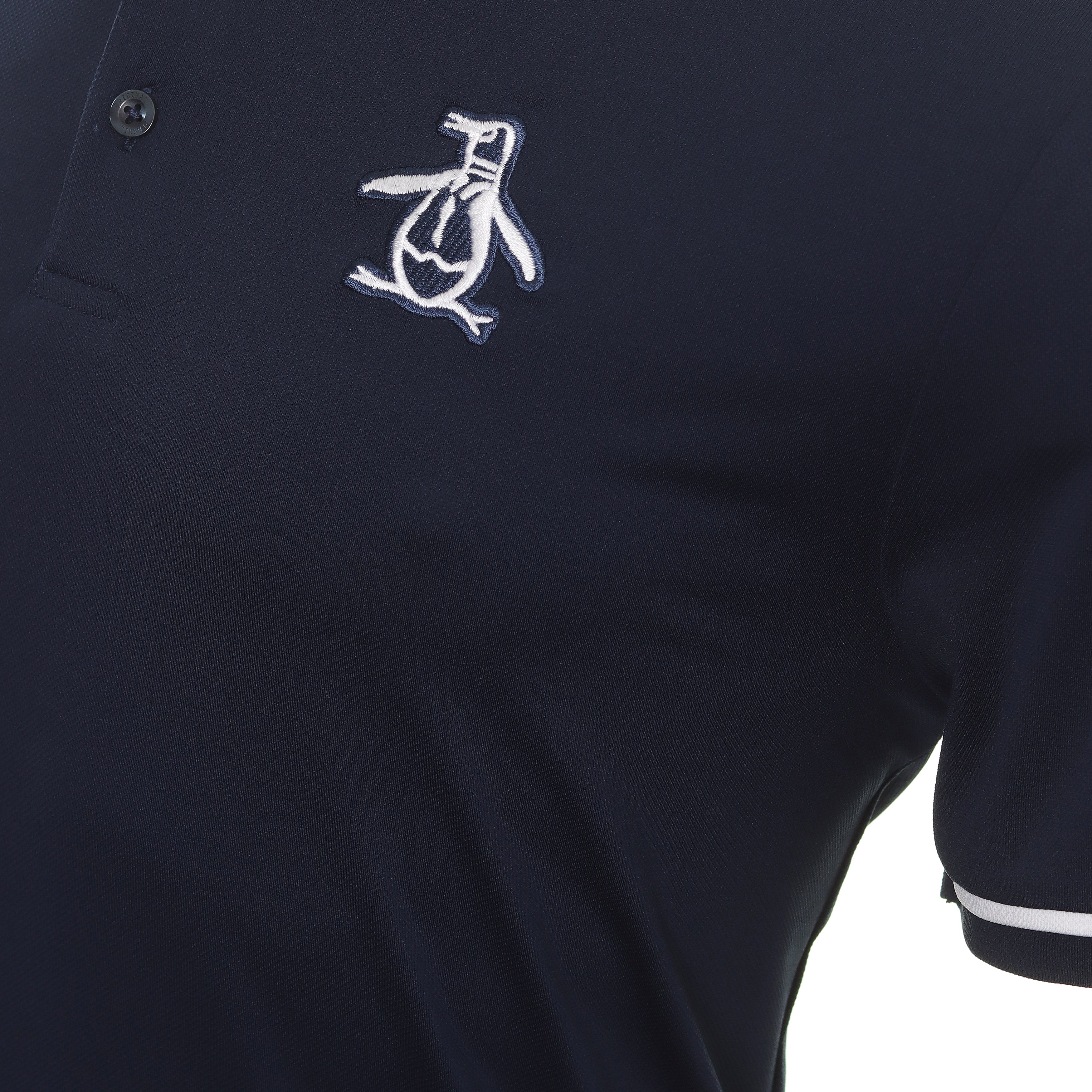 Golf shirt with penguin logo on sale
