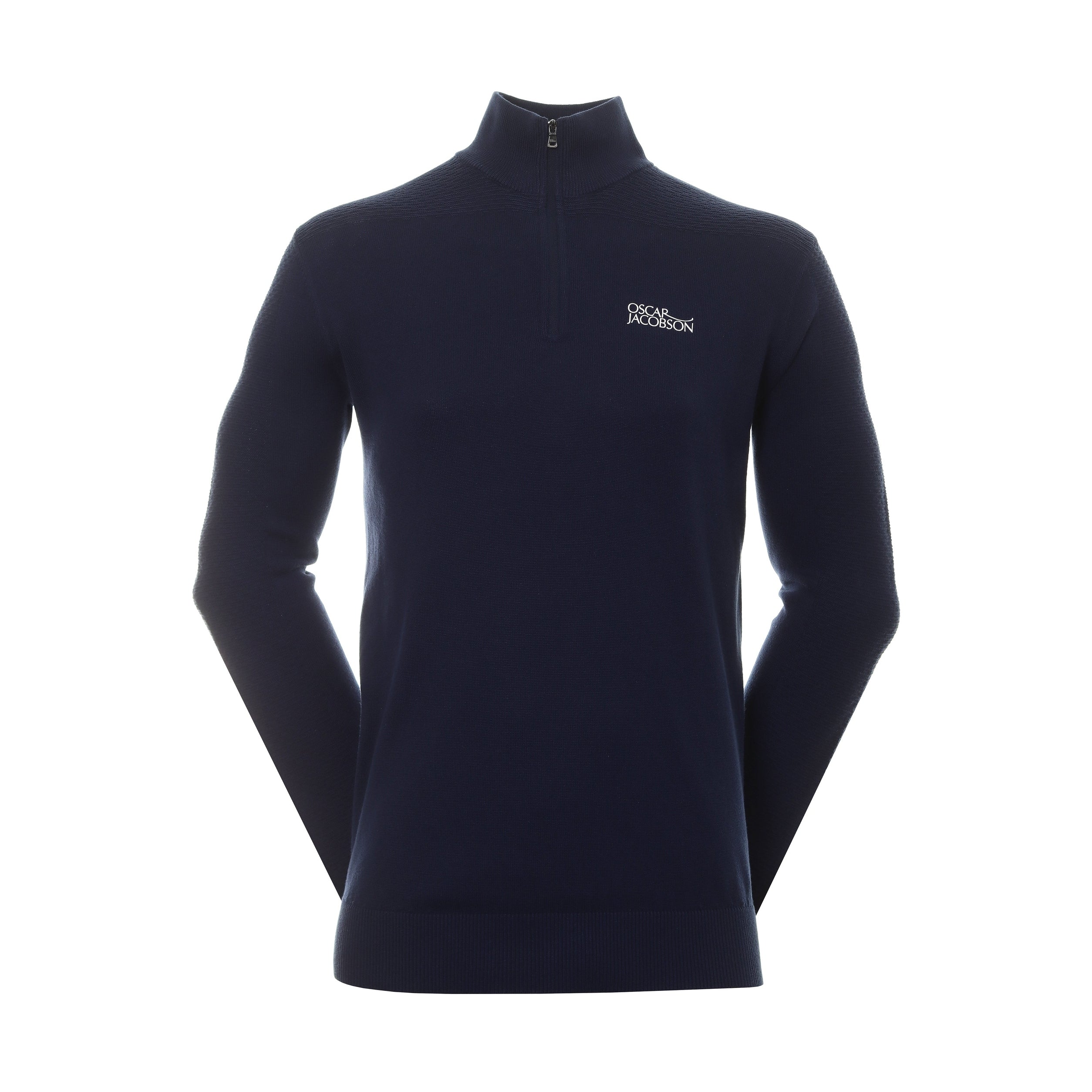 Oscar Jacobson Winwood Tour Zip Sweater OJKNT0180 Navy & Function18