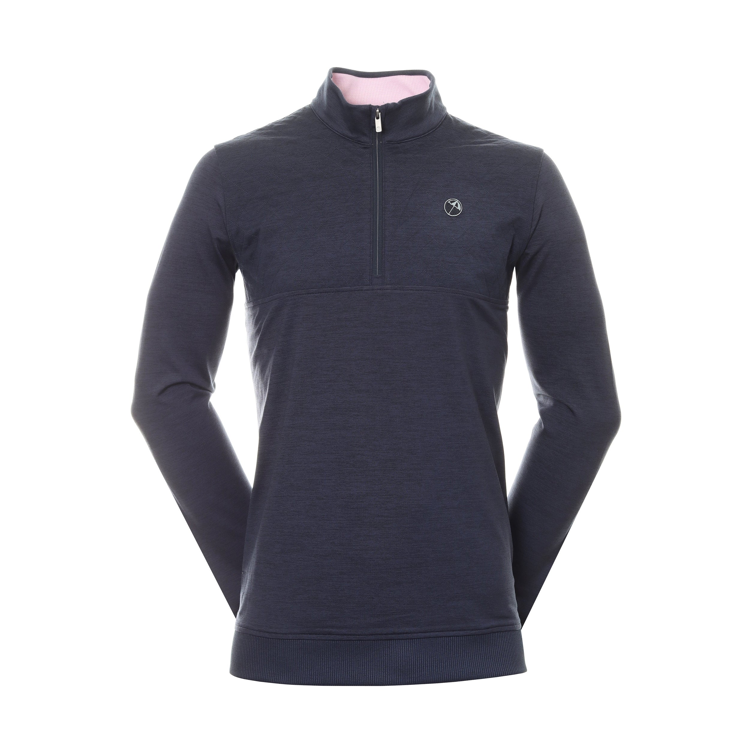【Golf】PUMA x ARNOLD PALMER カラード クォータージップ Puma Golf X Arnold Palmer Cloudspun Castle 1/4 Zip - Navy Blazer