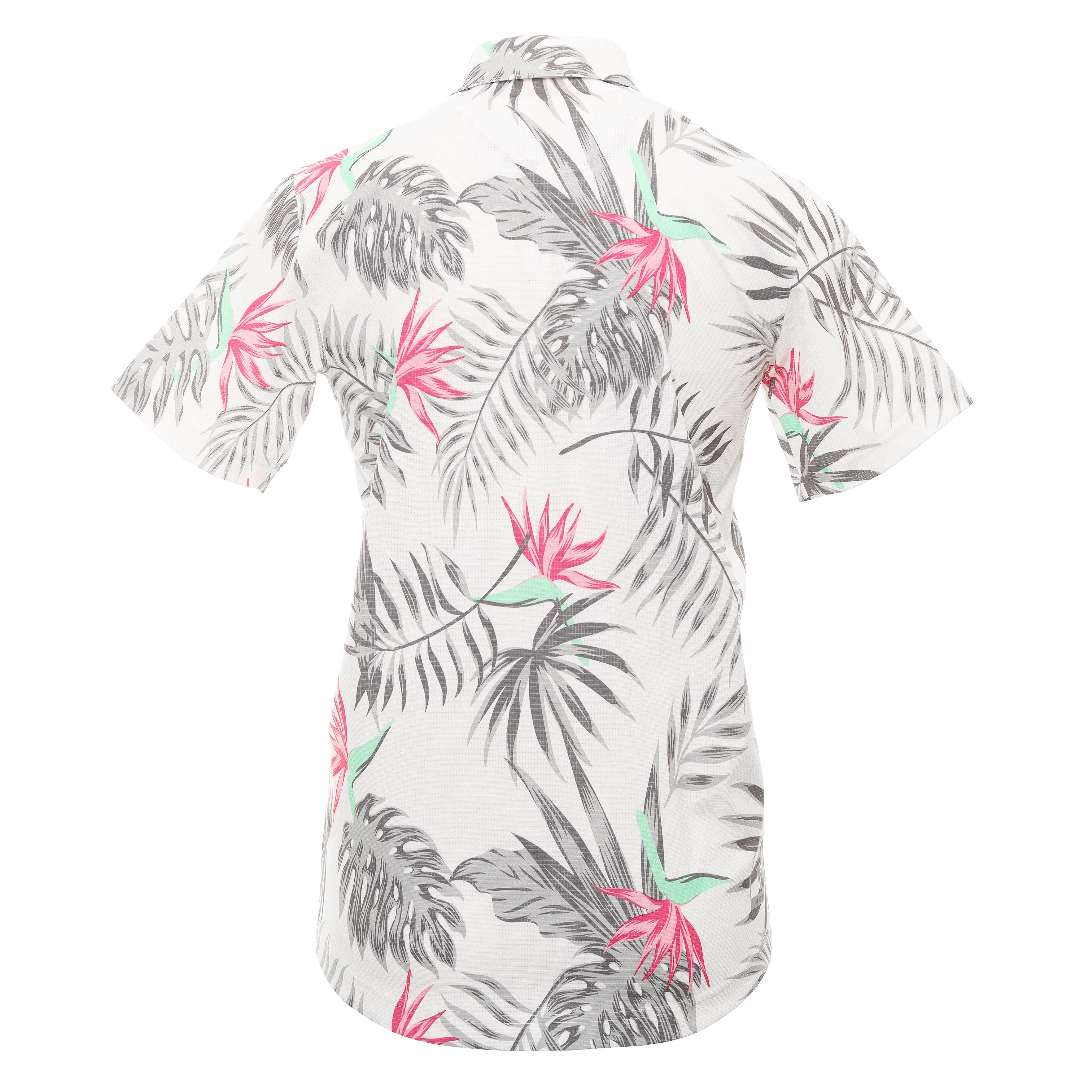 Puma Golf x PTC Paradise Button Down Shirt 539204 Bright White 01