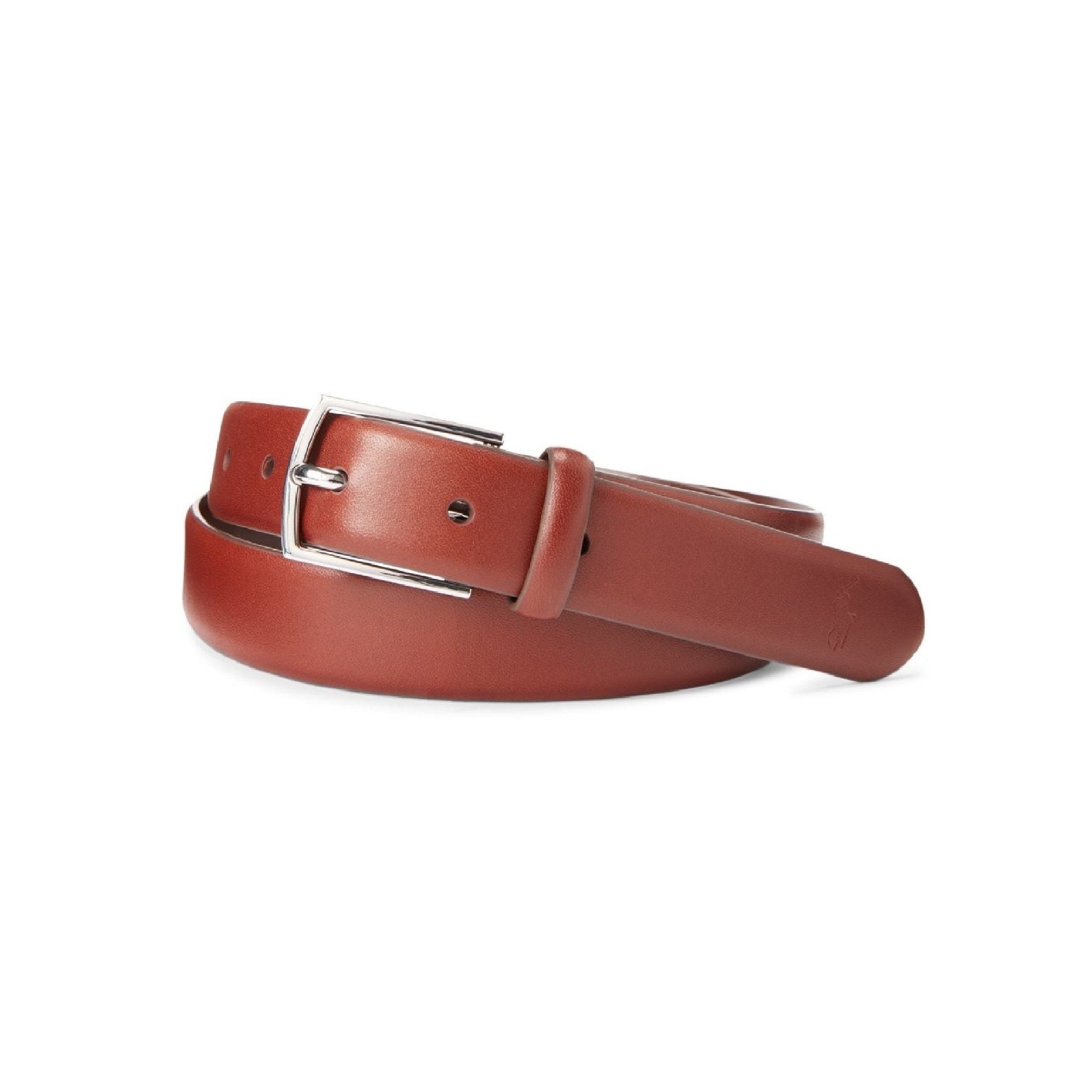 Polo Golf Ralph Lauren Smooth Leather Belt 405789129 Brown 002 Function18