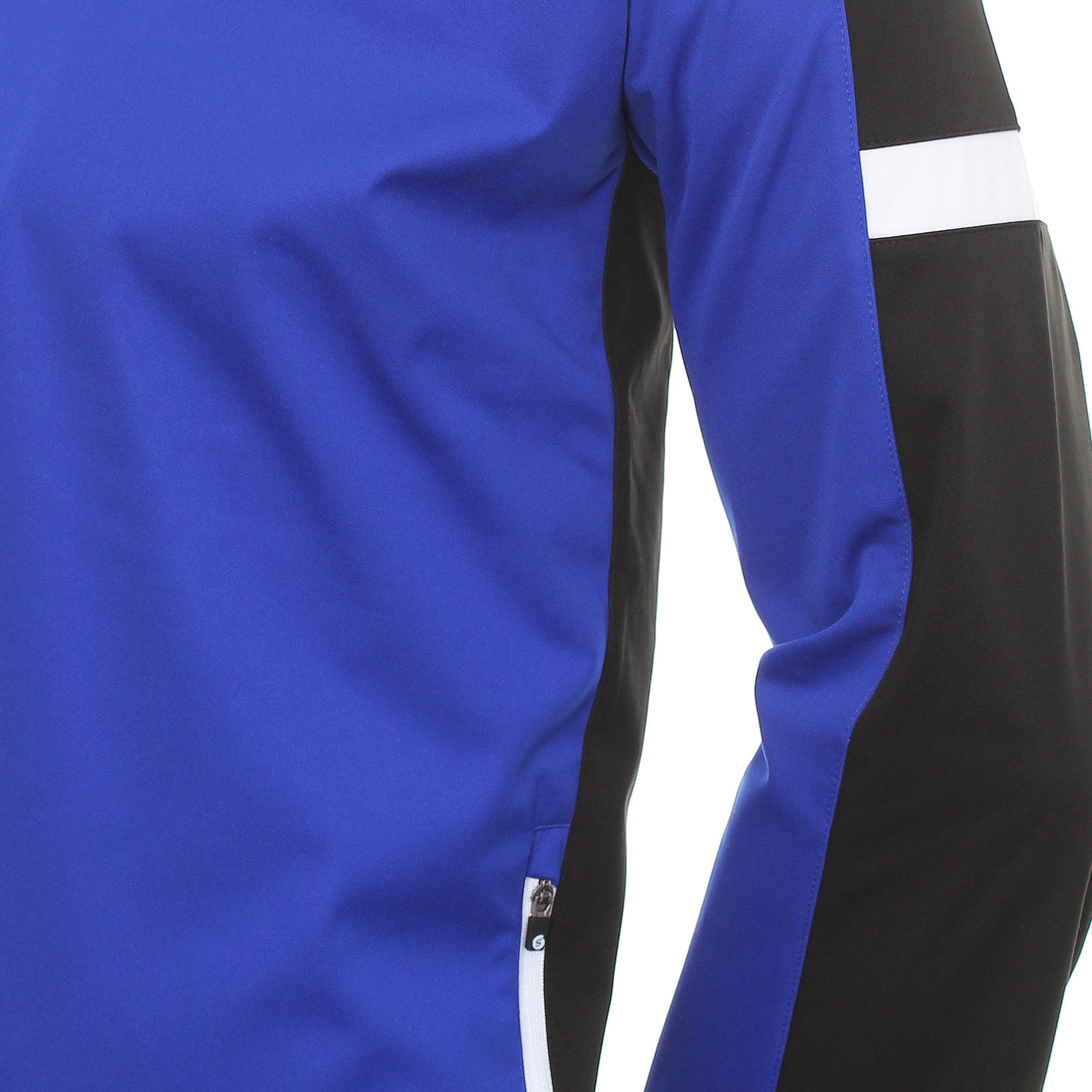 Sunderland Golf Nevada Zip Windshirt - Electric Blue/Black/White