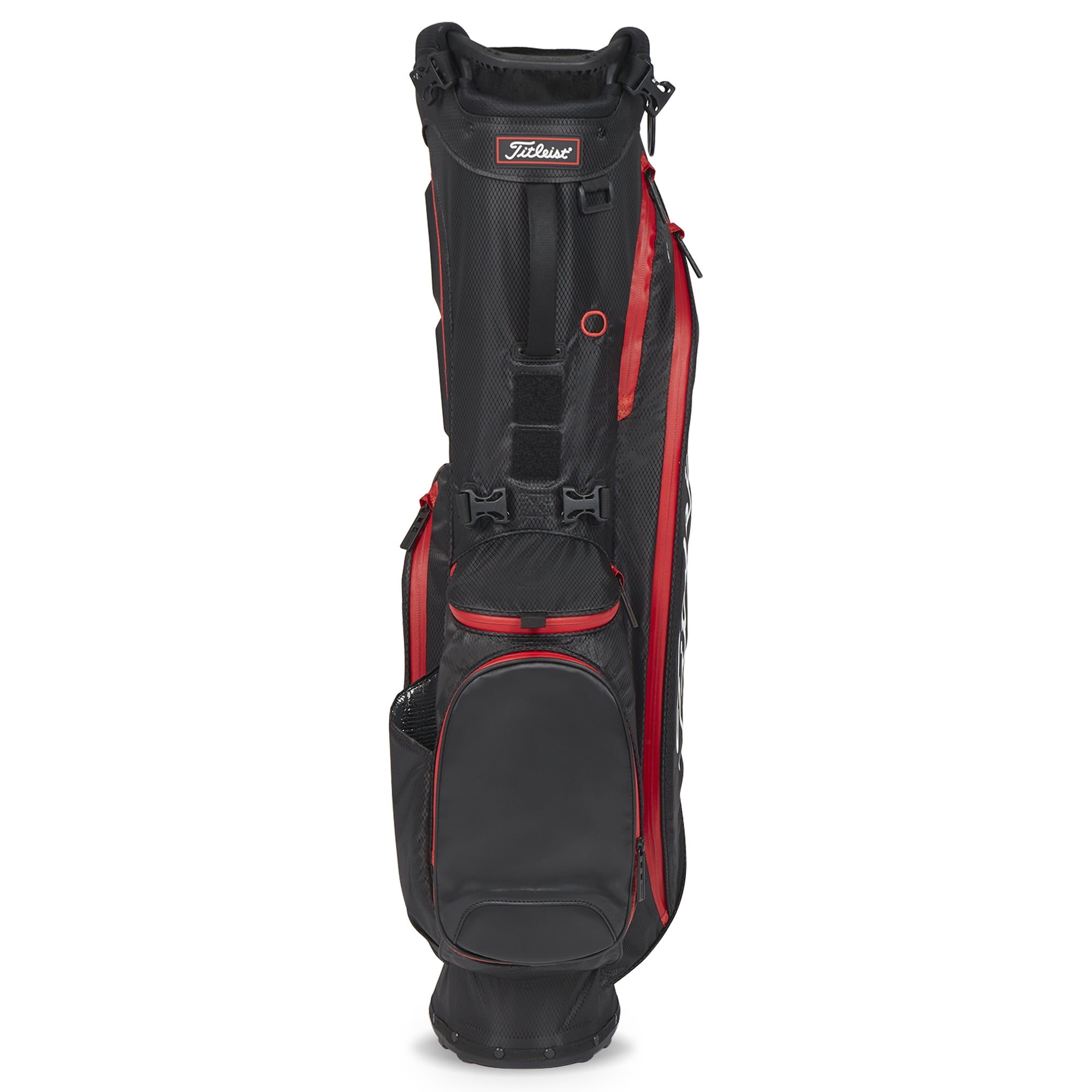 Titleist Players 4 StaDry Stand Golf Bag - Black/Black/Red 006