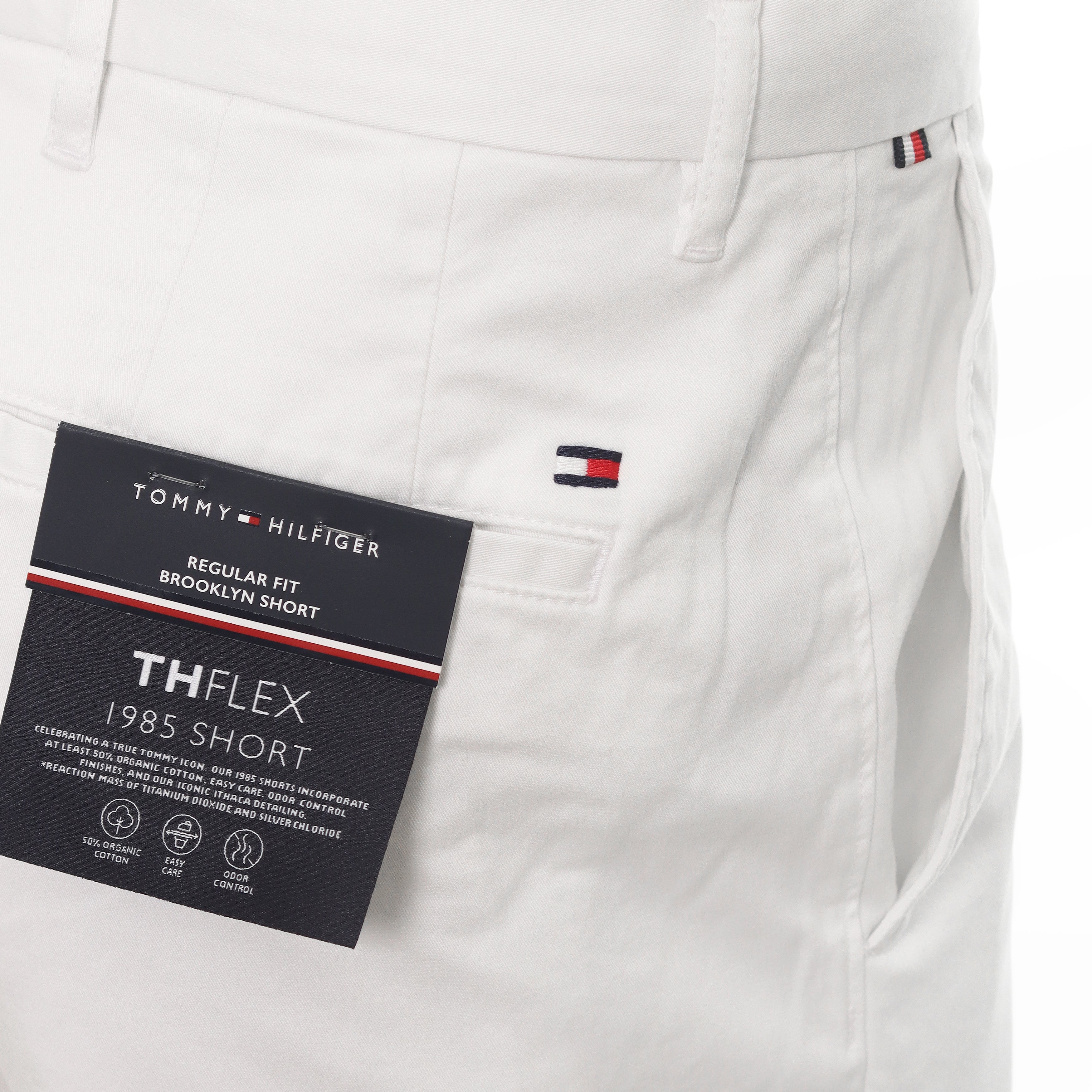 Tommy Hilfiger Brooklyn 1985 Cotton Shorts MW0MW23563 White YBS | Function18