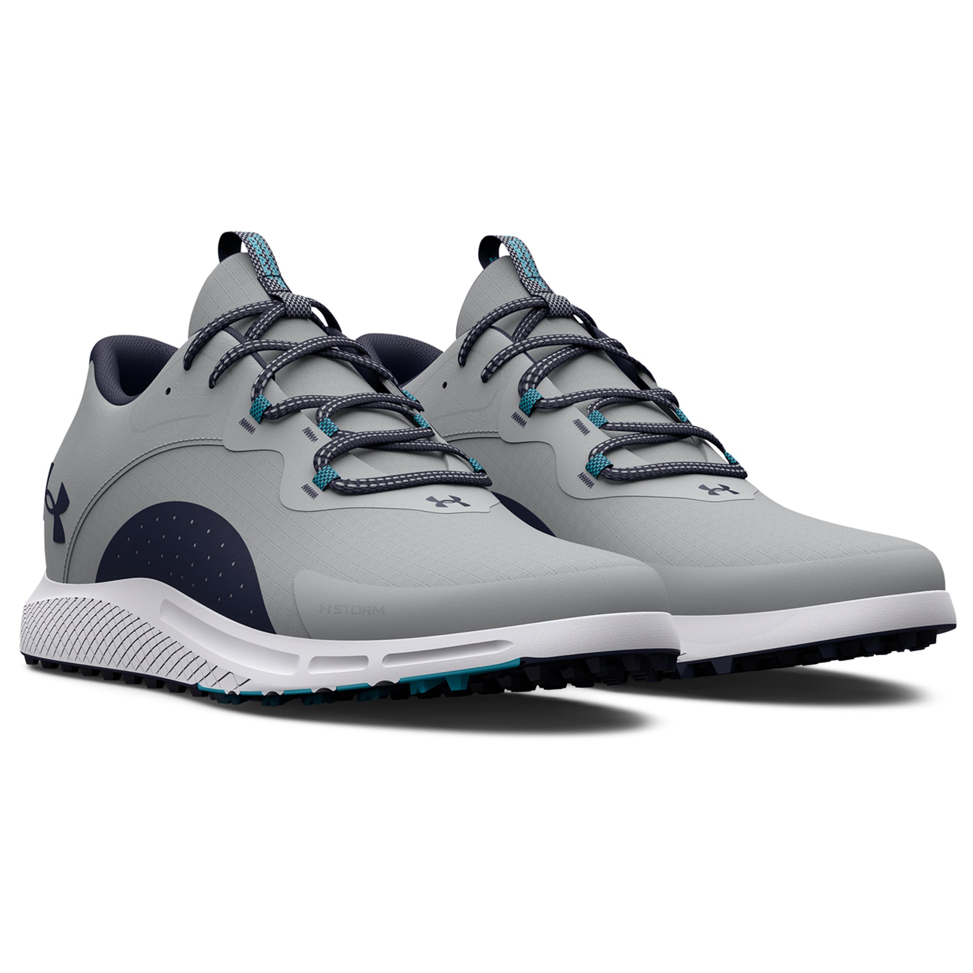 Under Armour Charged Draw 2 SL Golf Shoes 3026399 Mod Grey Midnight