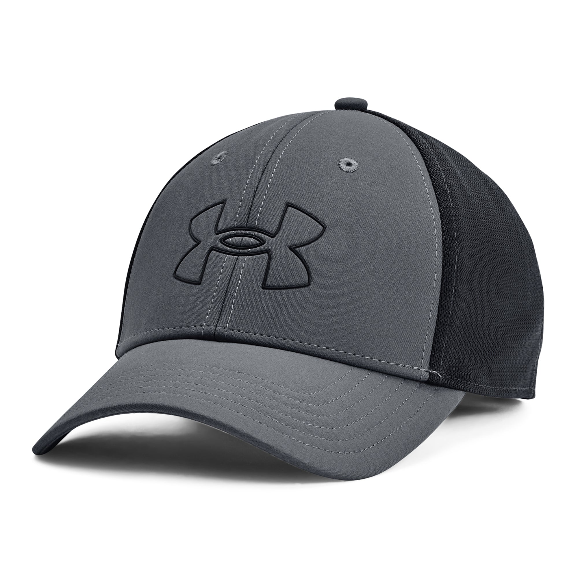 Under Armour Mens ISO Cap Static Blue/Lime Surge - Clothing from Gamola Golf  Ltd UK