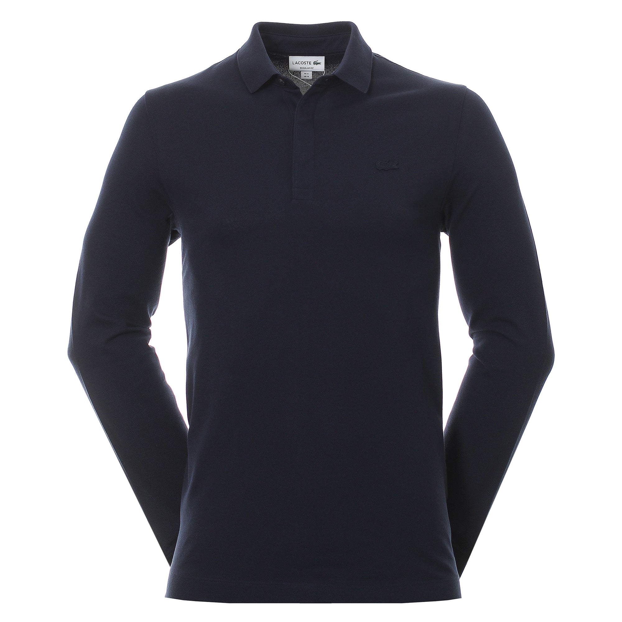 Lacoste Paris Long Sleeve Pique Polo Shirt