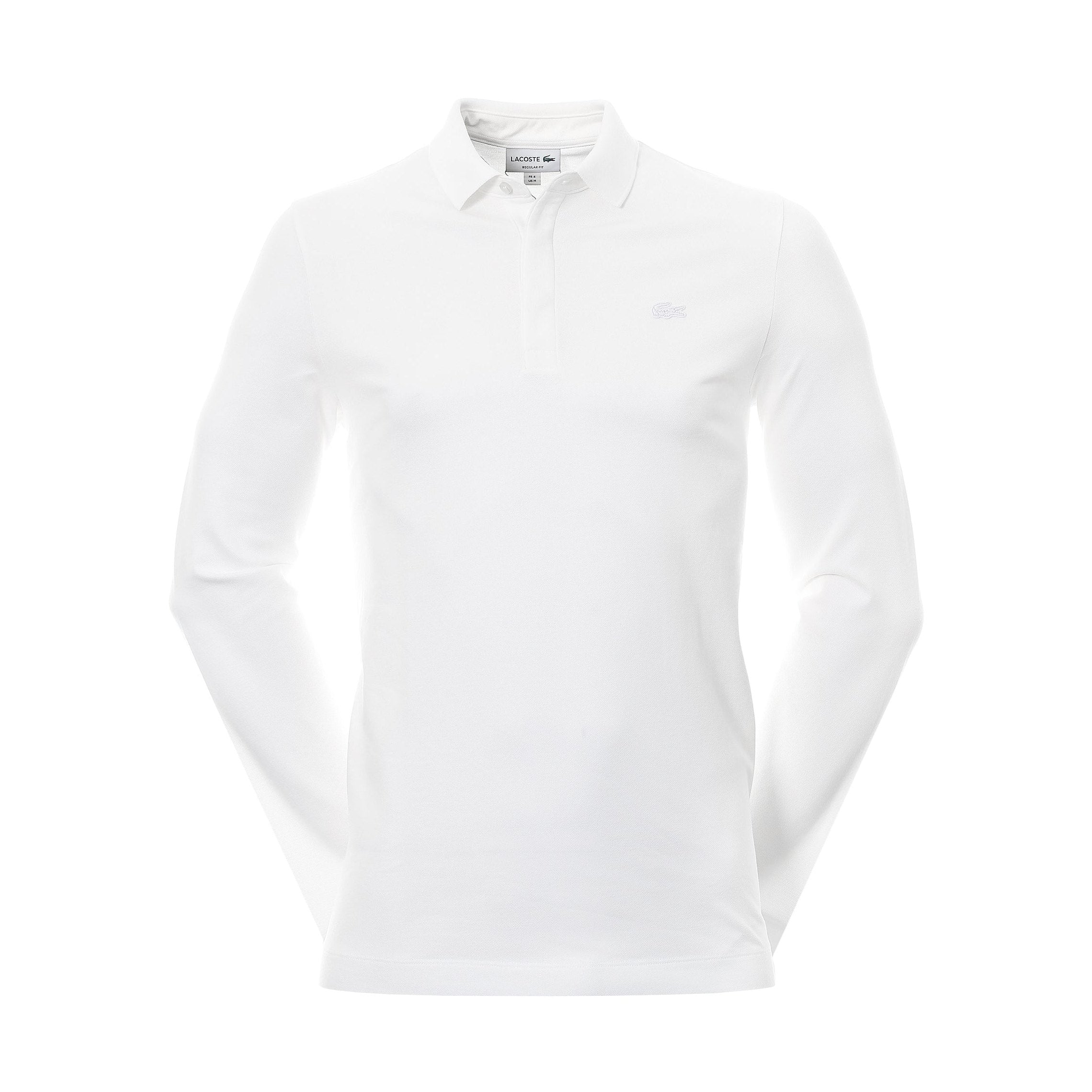 Lacoste men's long clearance sleeve pique polo