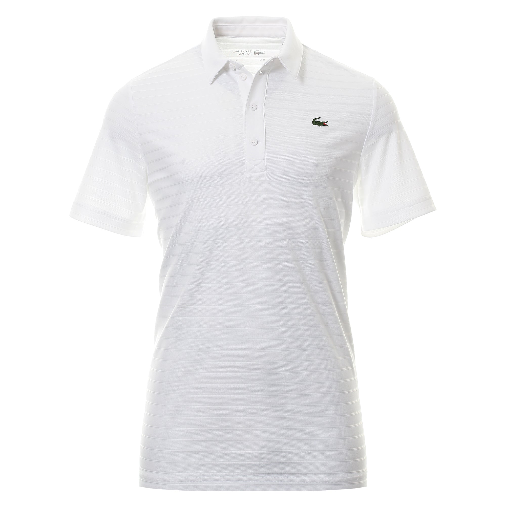 Mens lacoste sales polo white