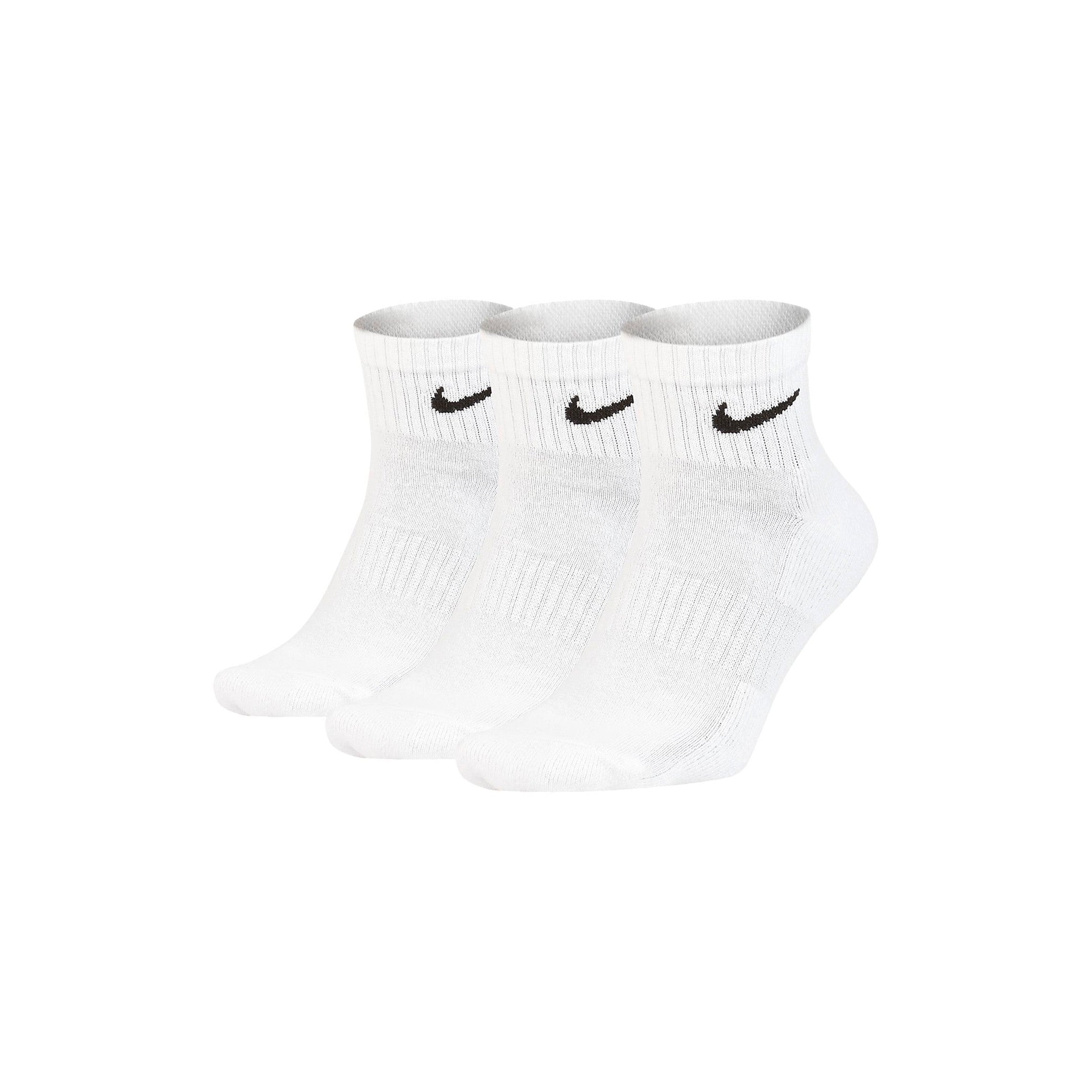 Nike Golf Everyday Cushion Ankle Socks 3 Pair SX7667 White 100 Function18