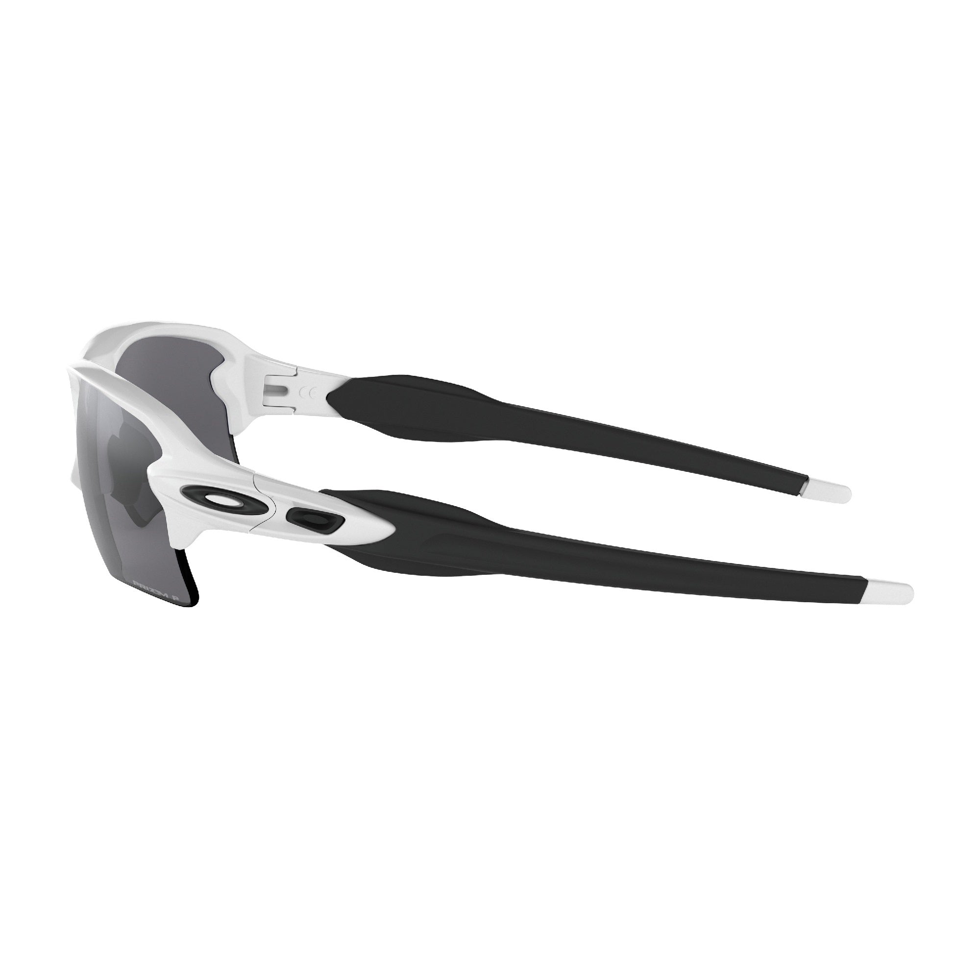 Oakley Flak 2.0 XL Sunglasses - Polished White & Black/Prizm Black