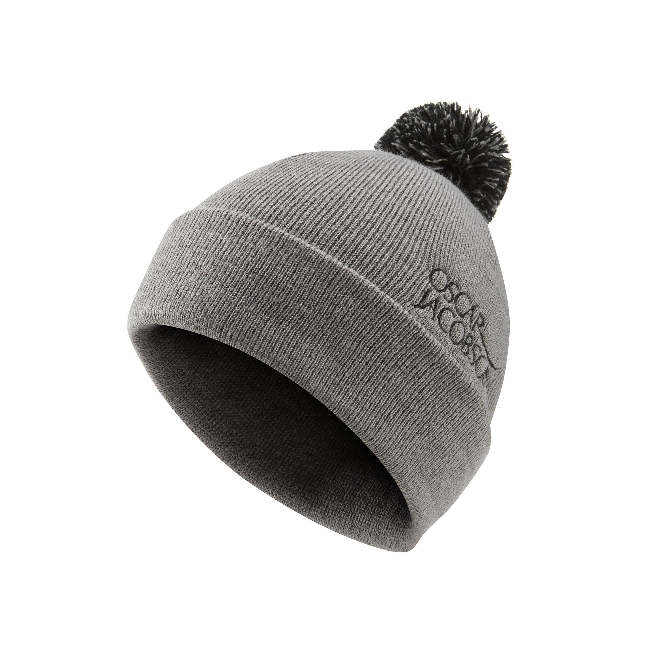 Oscar Jacobson Knitted Golf Hat II OJHAT0004 Pewter Function18