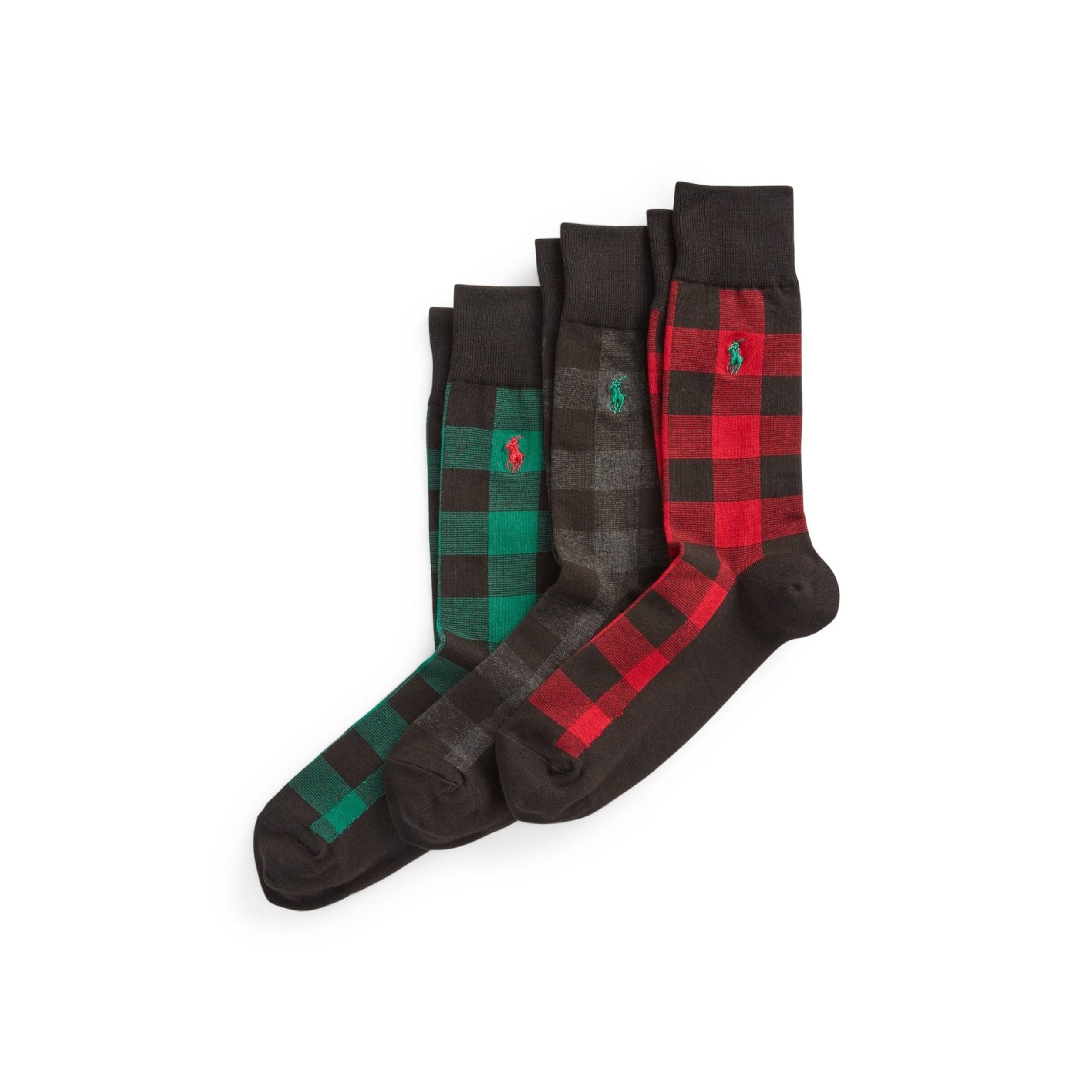 Polo Ralph Lauren Plaid Crew Socks Gift Set