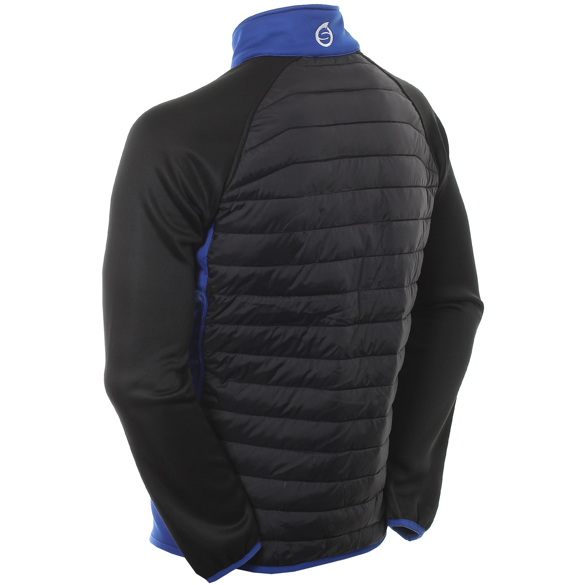 Sunderland Golf Zermatt Padded Jacket Black Electric Blue White Function18 Restrictedgs
