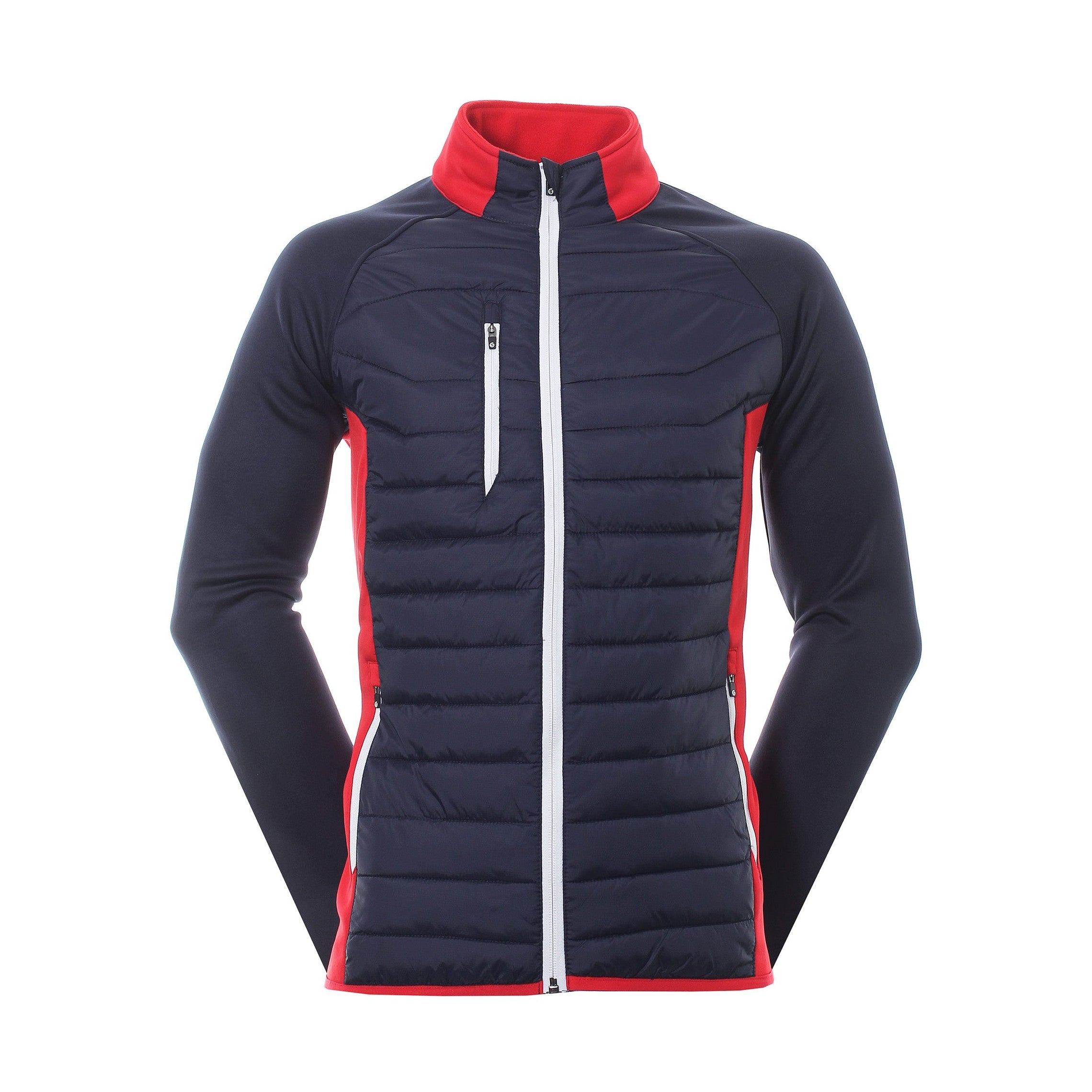 Mens golf top padded jacket