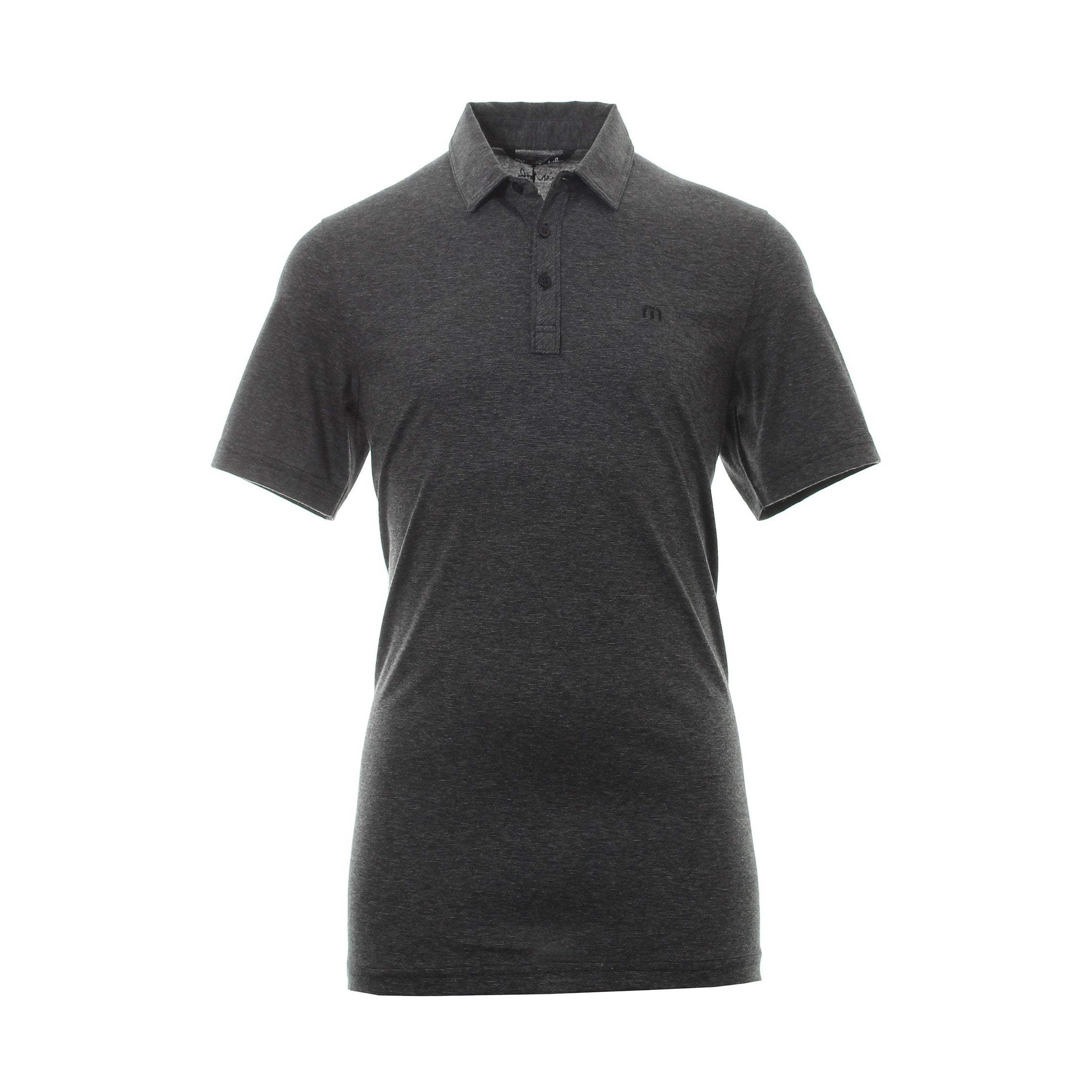 TravisMathew Zinna Polo Shirt 1MM211 Heather Black Function18