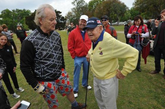 Bill Murray takes golf fashion to a new level...