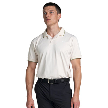 ATSG Tipped V Collar Golf Polo Shirt