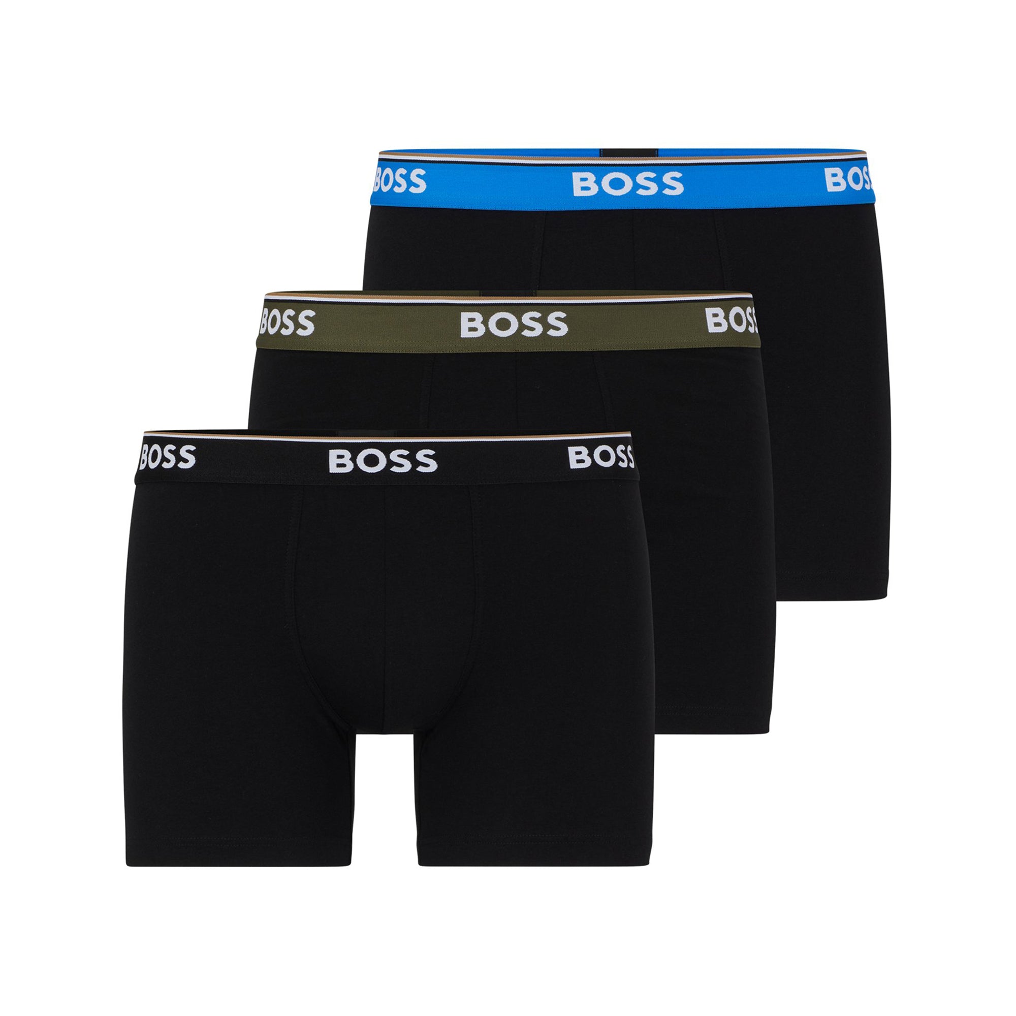 BOSS Power Boxer Brief 3-Pack 50495425 Black 984 | Function18 ...