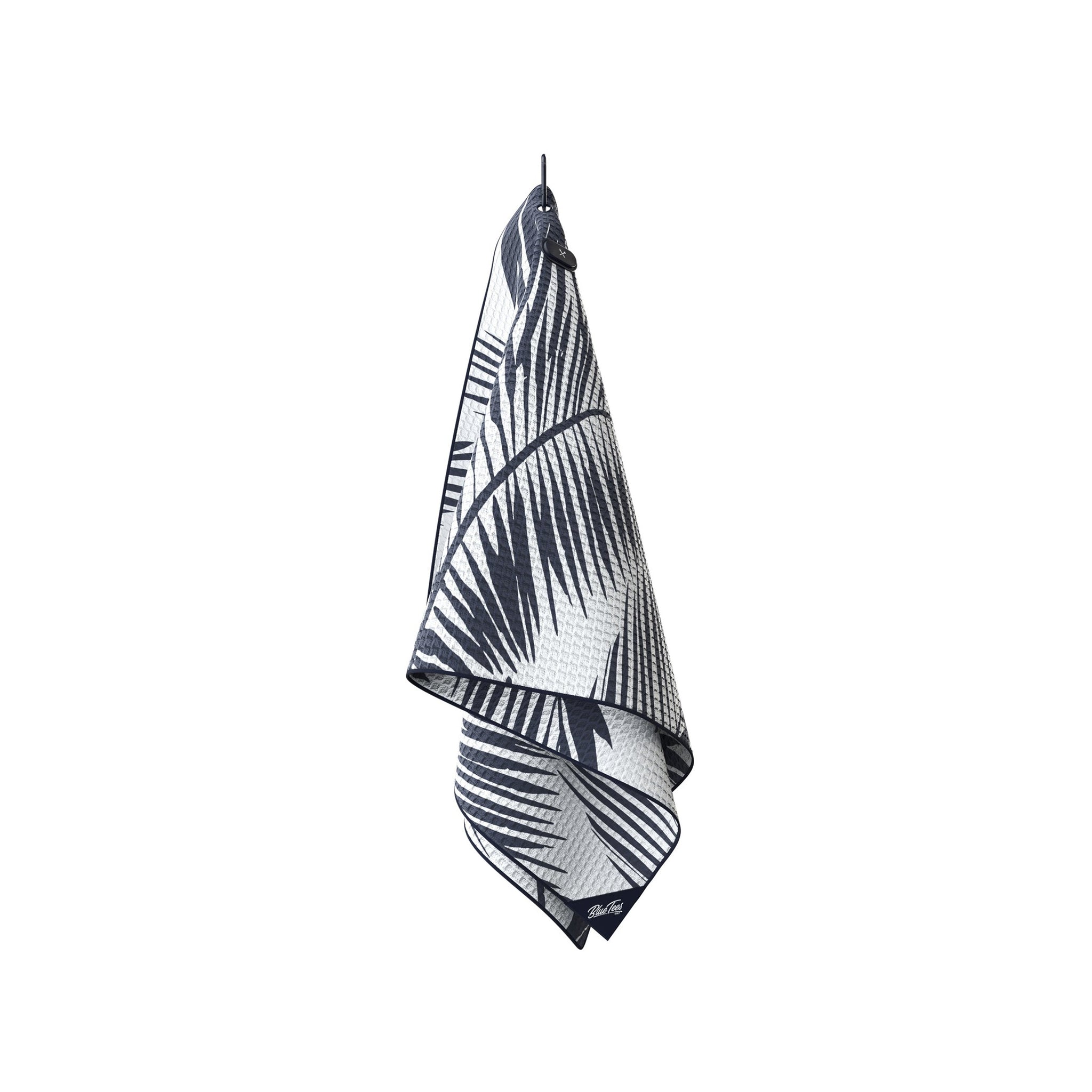 Blue Tees Golf Standard Towel BTT002451OS Palm Navy & Function18