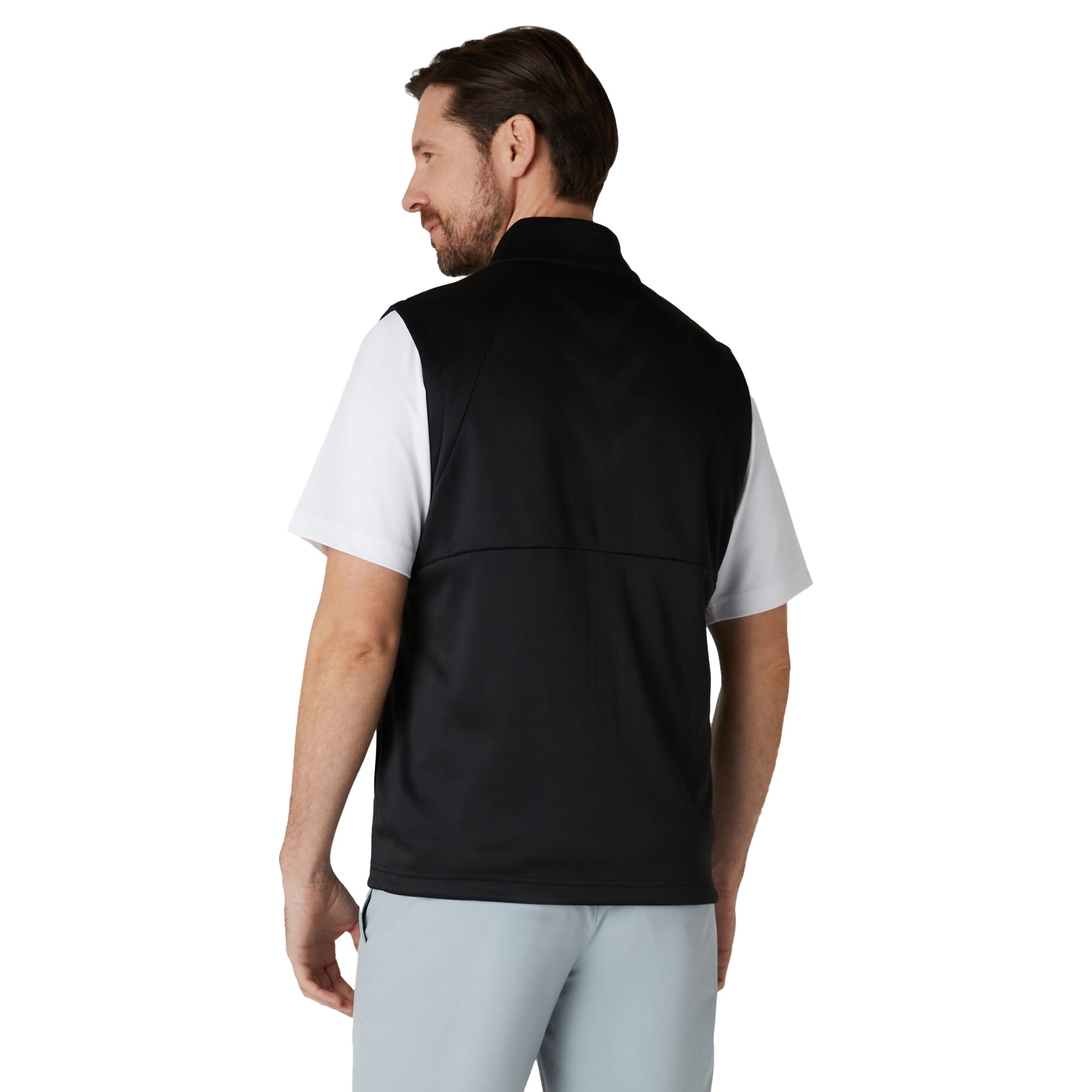 Callaway Golf 3 Chev Full Zip Vest Caviar 002