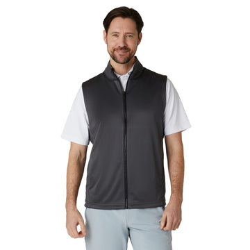 Callaway Golf 3 Chev Full Zip Vest Asphalt 067