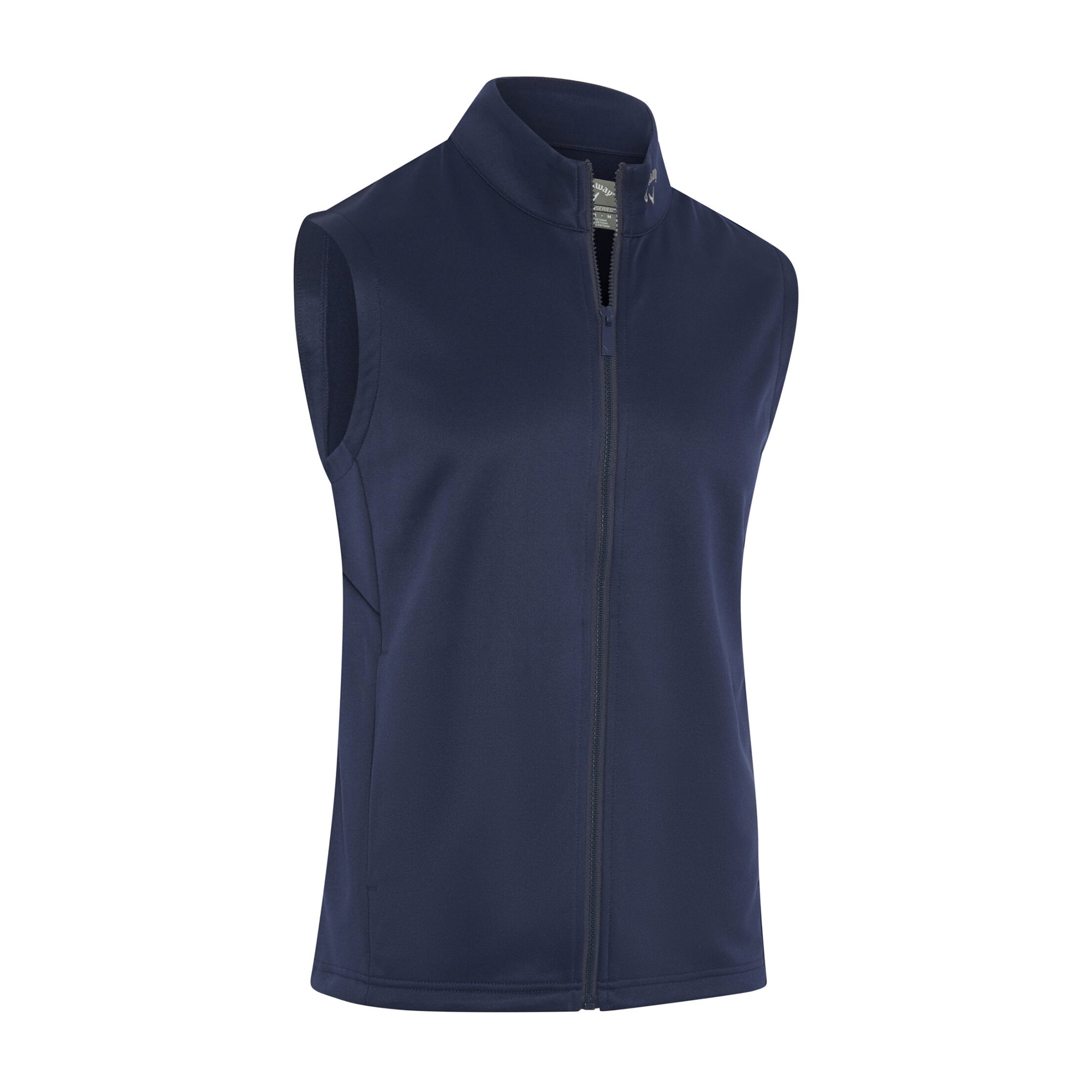 Callaway Golf 3 Chev Full Zip Vest Peacoat 410