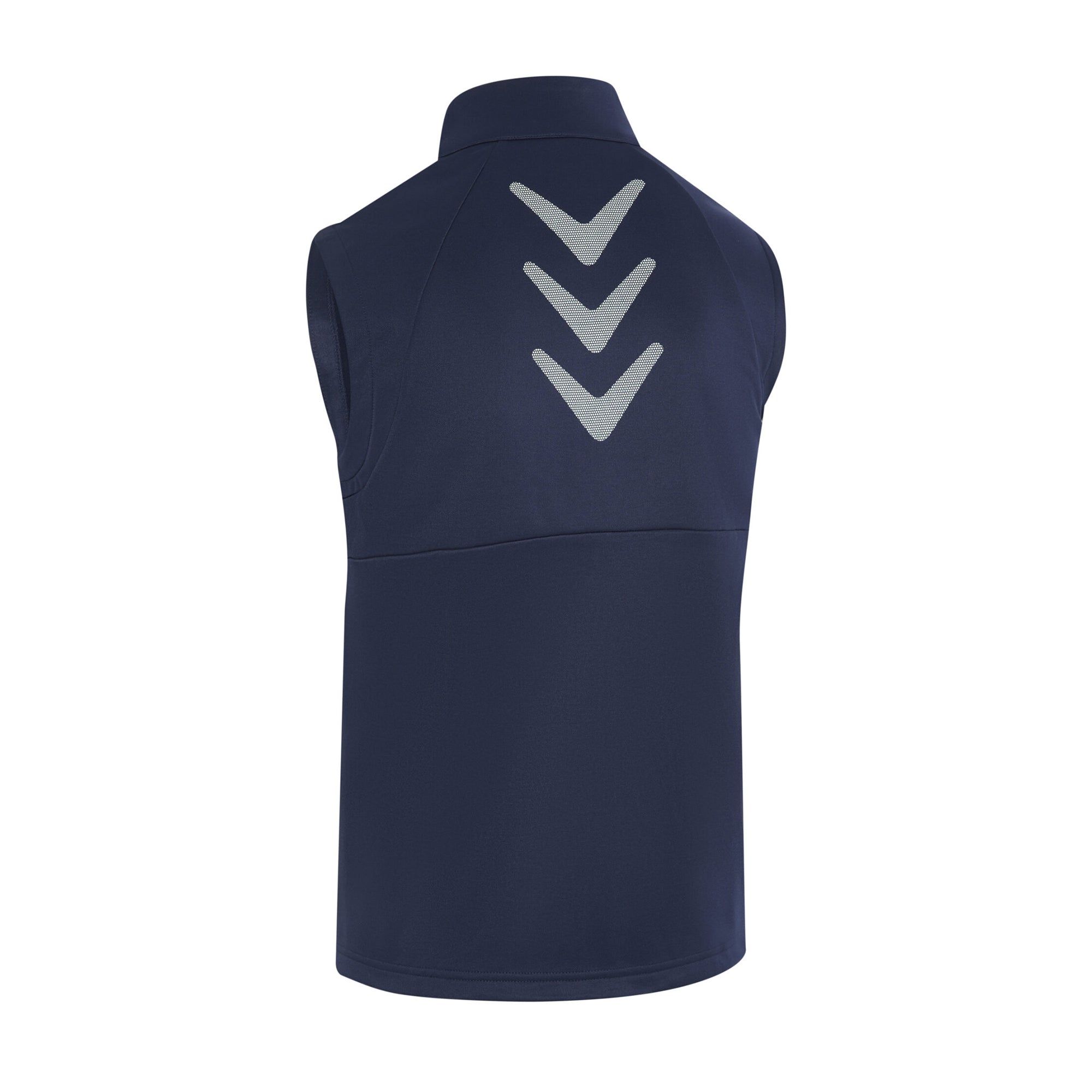 Callaway Golf 3 Chev Full Zip Vest Peacoat 410