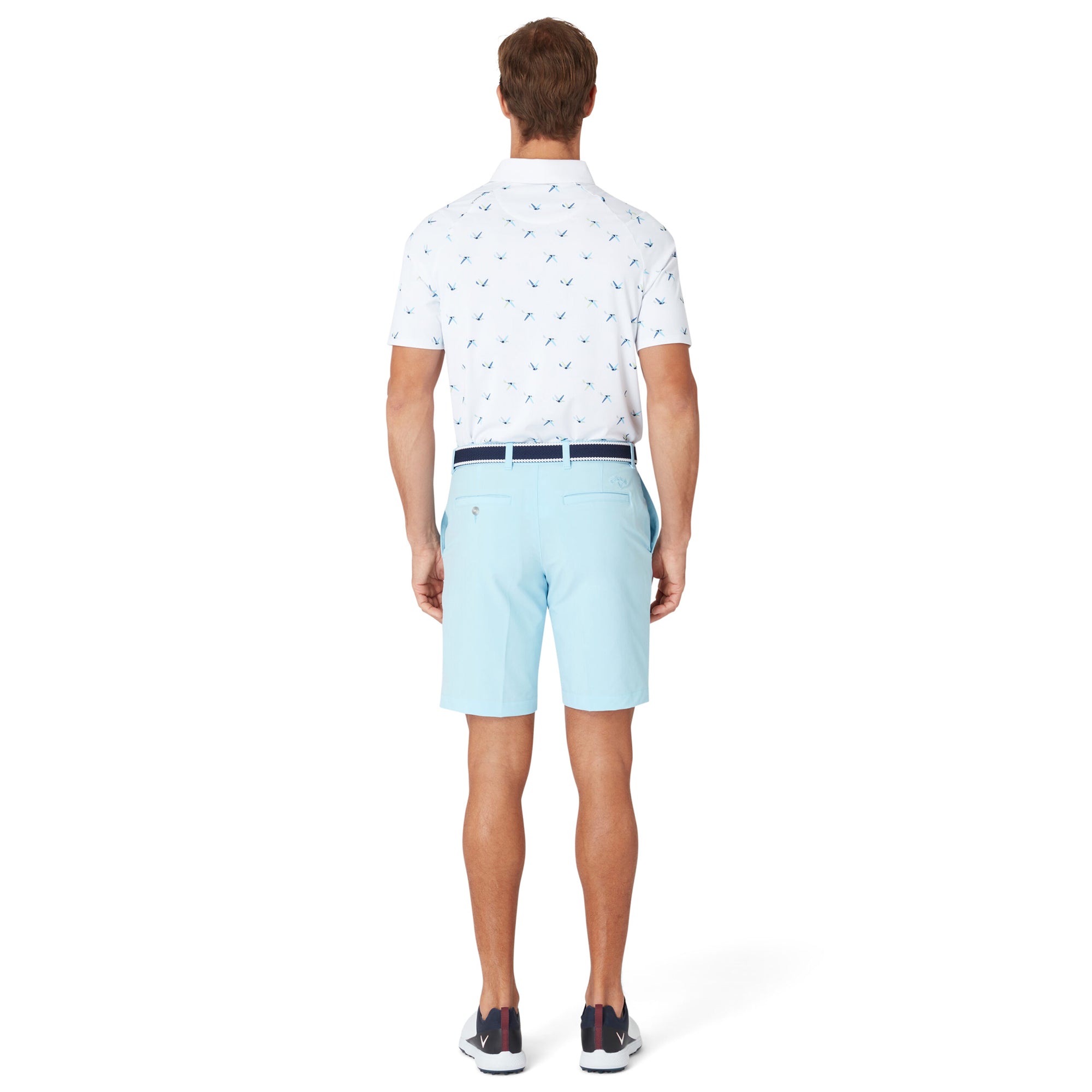 Callaway Golf All Over Birdie Polo Shirt Bright White 100