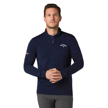 Callaway Golf Blended Merino 1/4 Zip Sweater