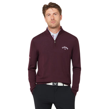 Callaway Golf Blended Merino 1/4 Zip Sweater