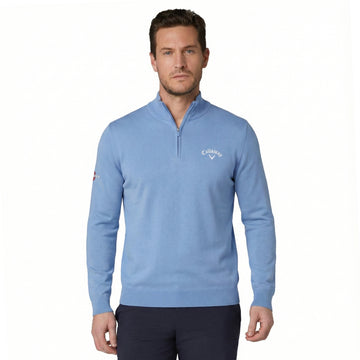 Callaway Golf Blended Merino 1/4 Zip Sweater