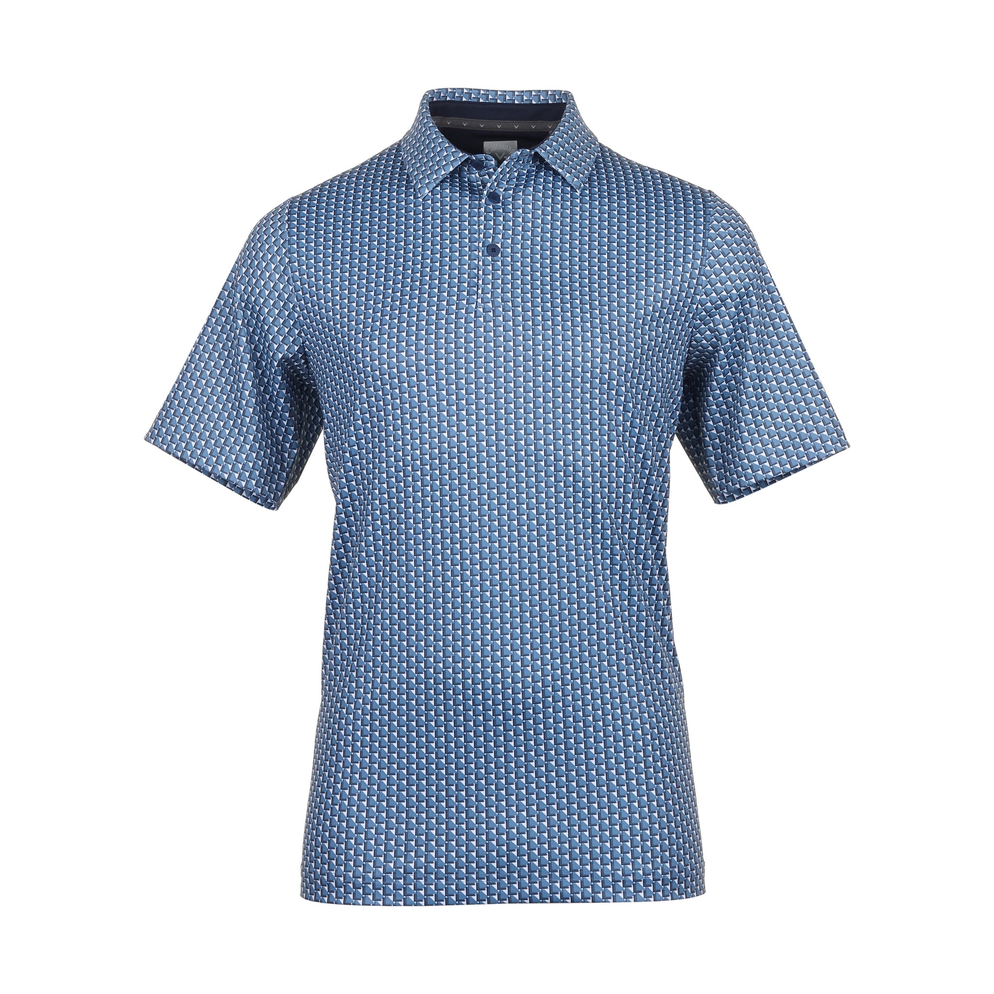 Callaway Golf Chev Geo Print Shirt Peacoat 410