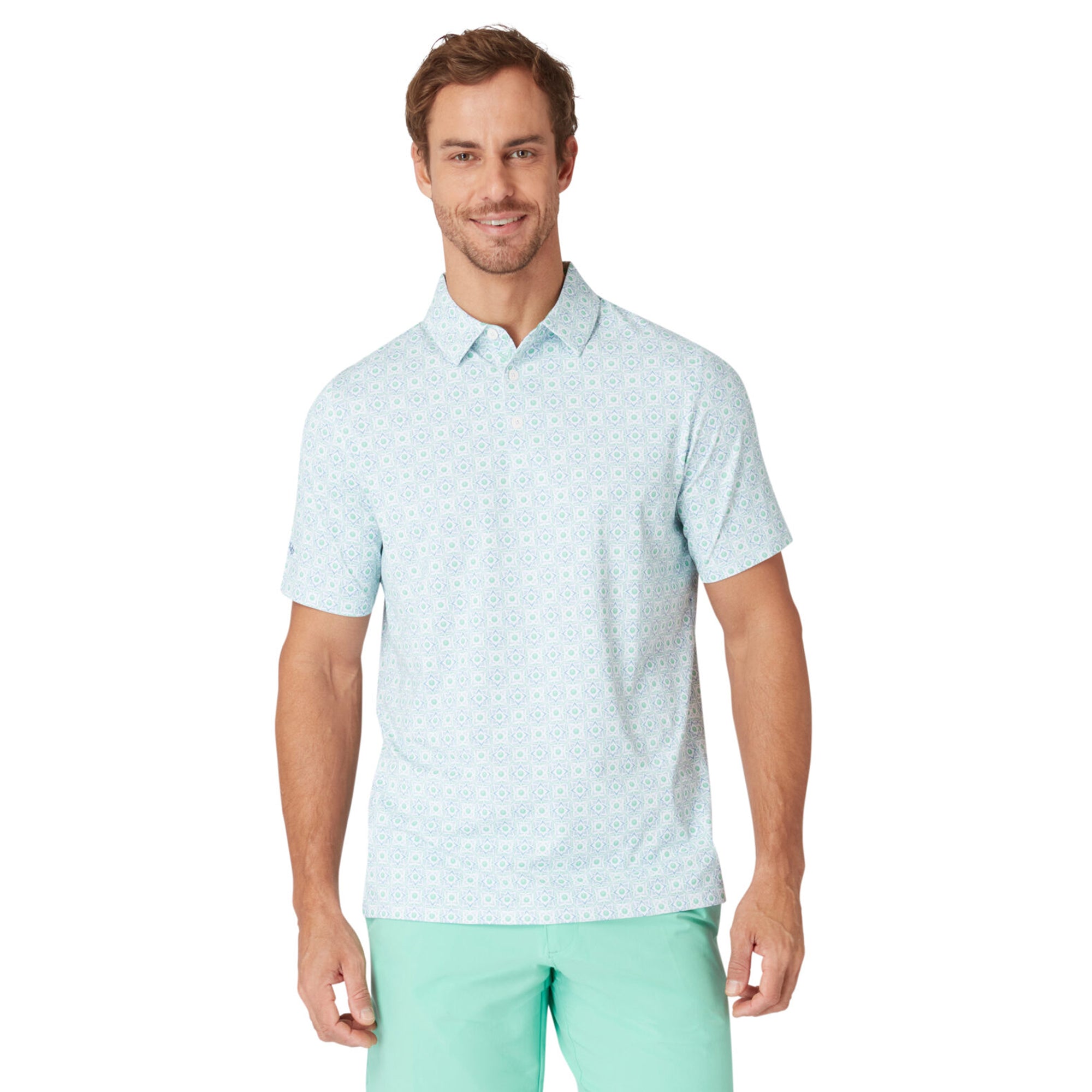 Callaway Golf Foulard Polo Shirt Neptune Green 313