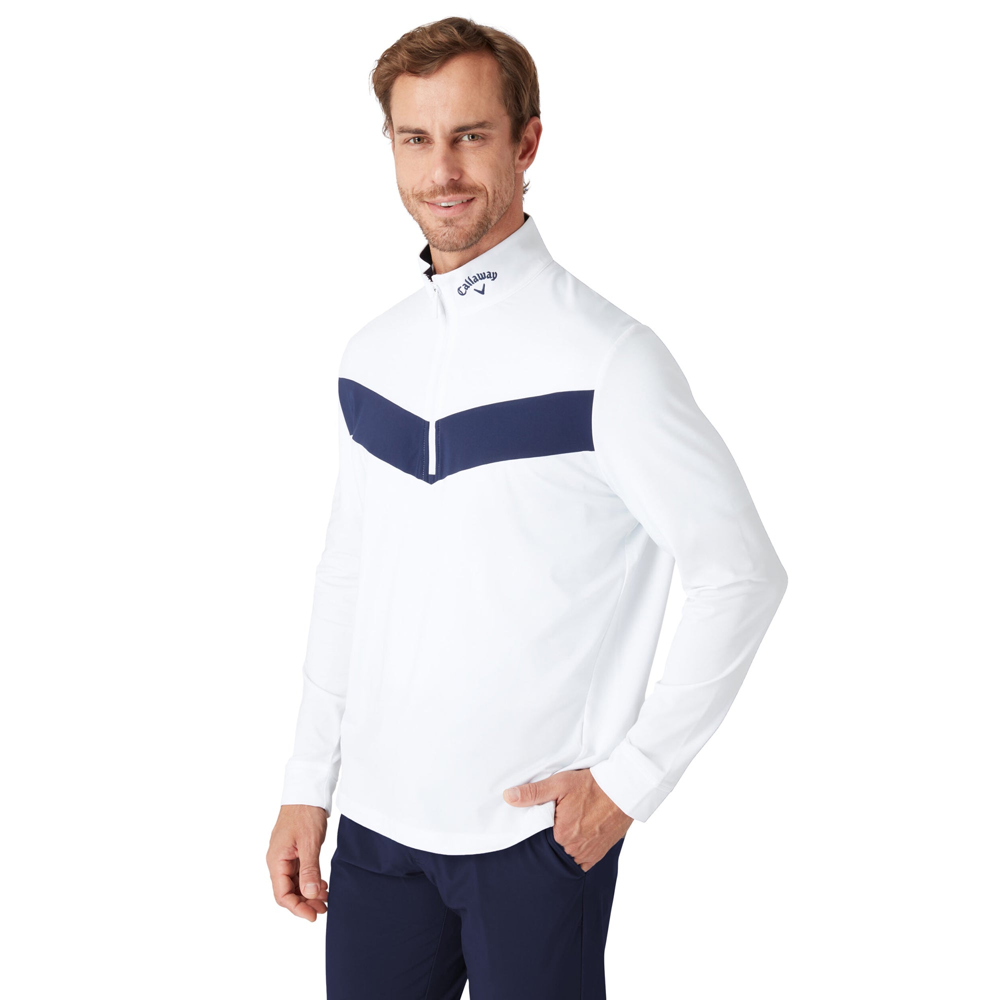 Callaway Golf Odyssey 1/4 Zip Pullover Bright White 100