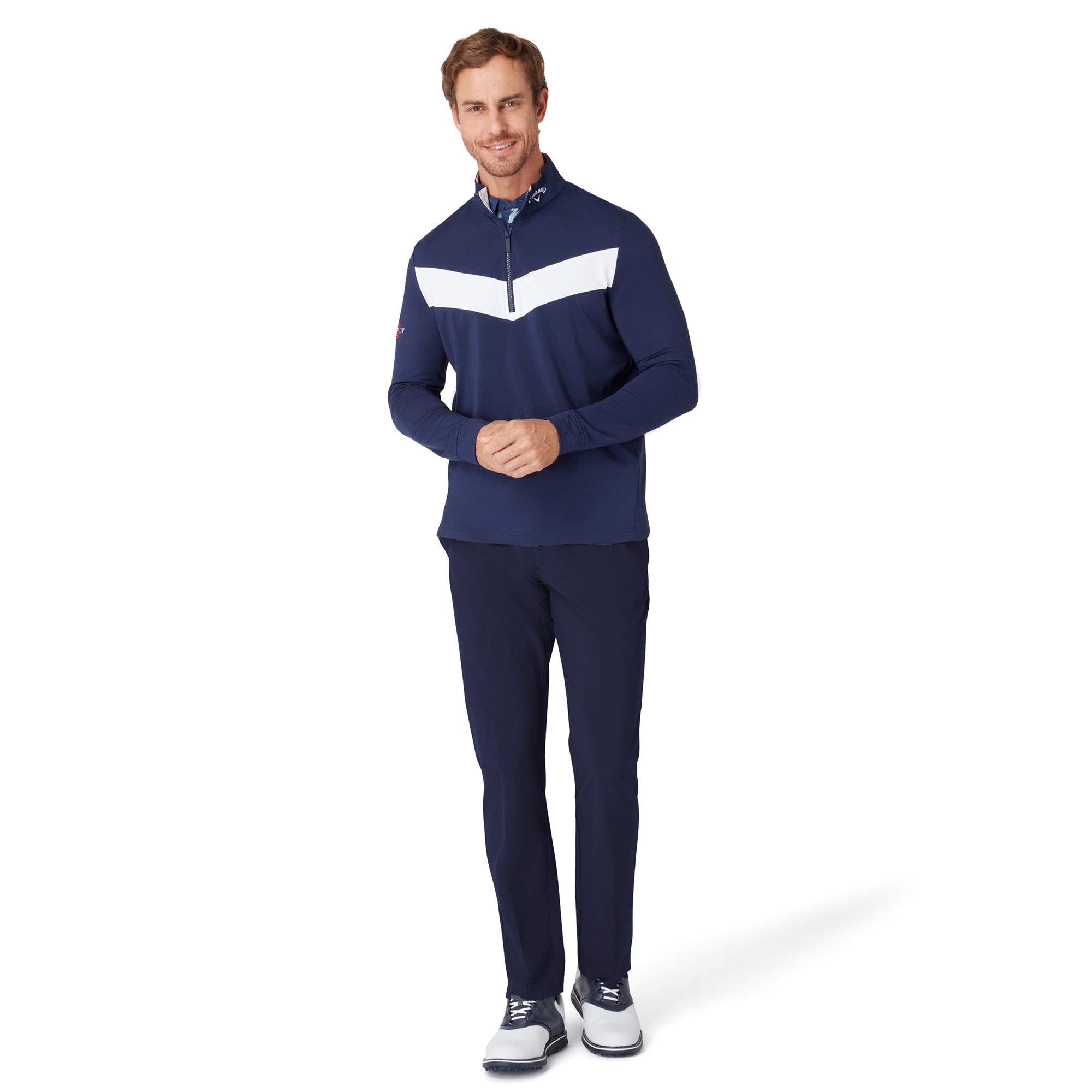 Callaway Golf Odyssey 1/4 Zip Pullover Peacoat 410